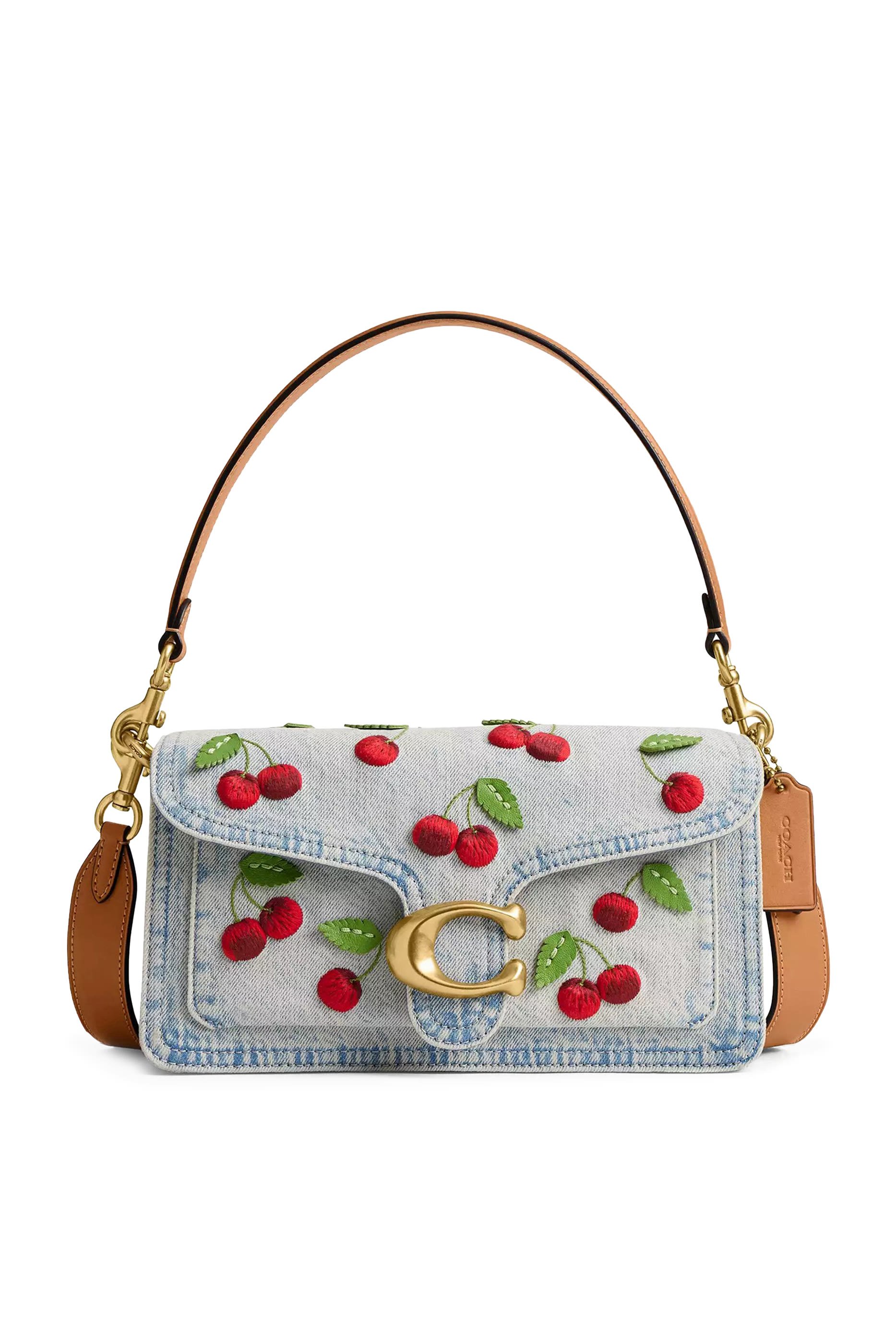 Tabby 26 Shoulder Bag With Cherry Embroidery 