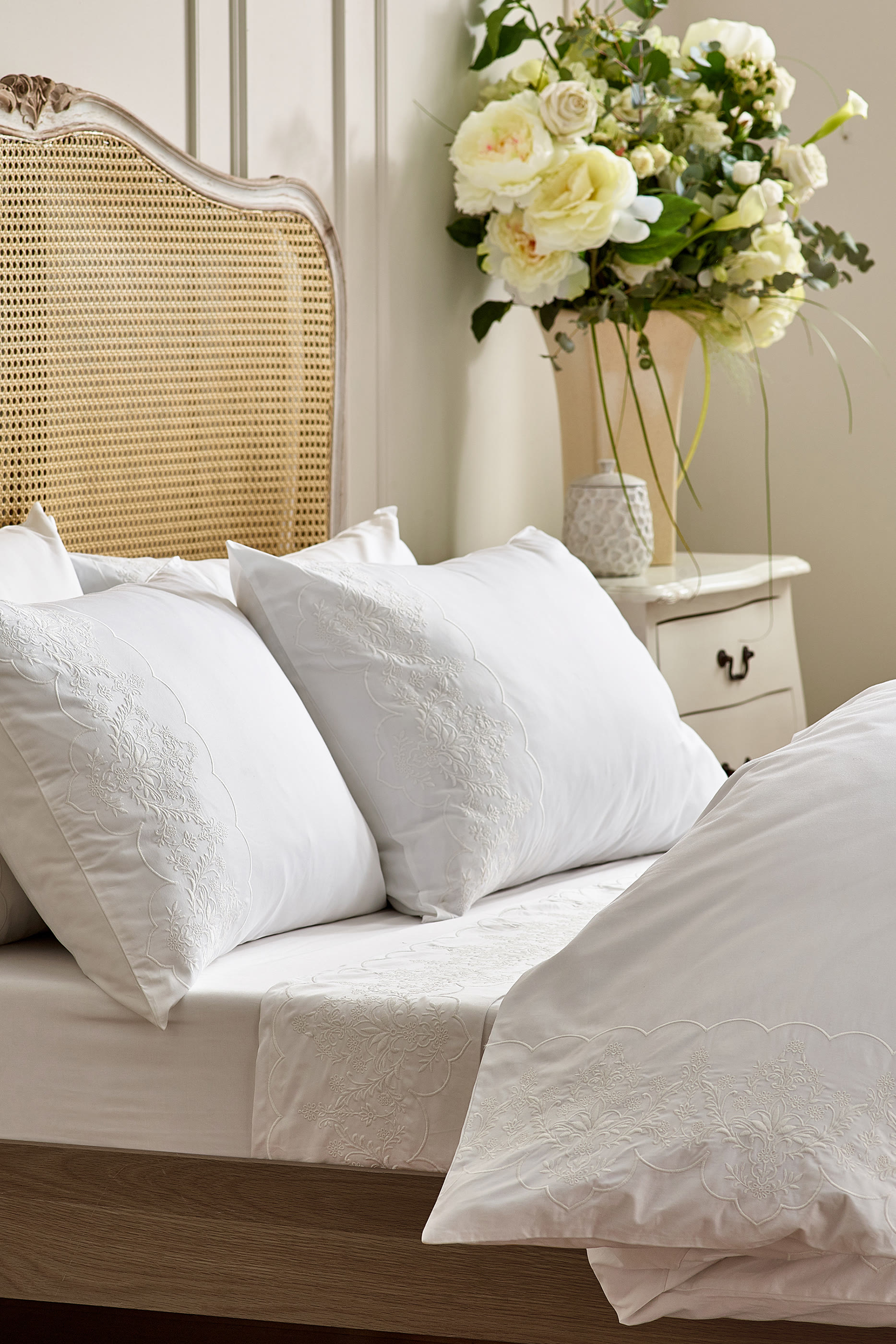 Coleton Broderie Duvet Cover & Pillowcase Set