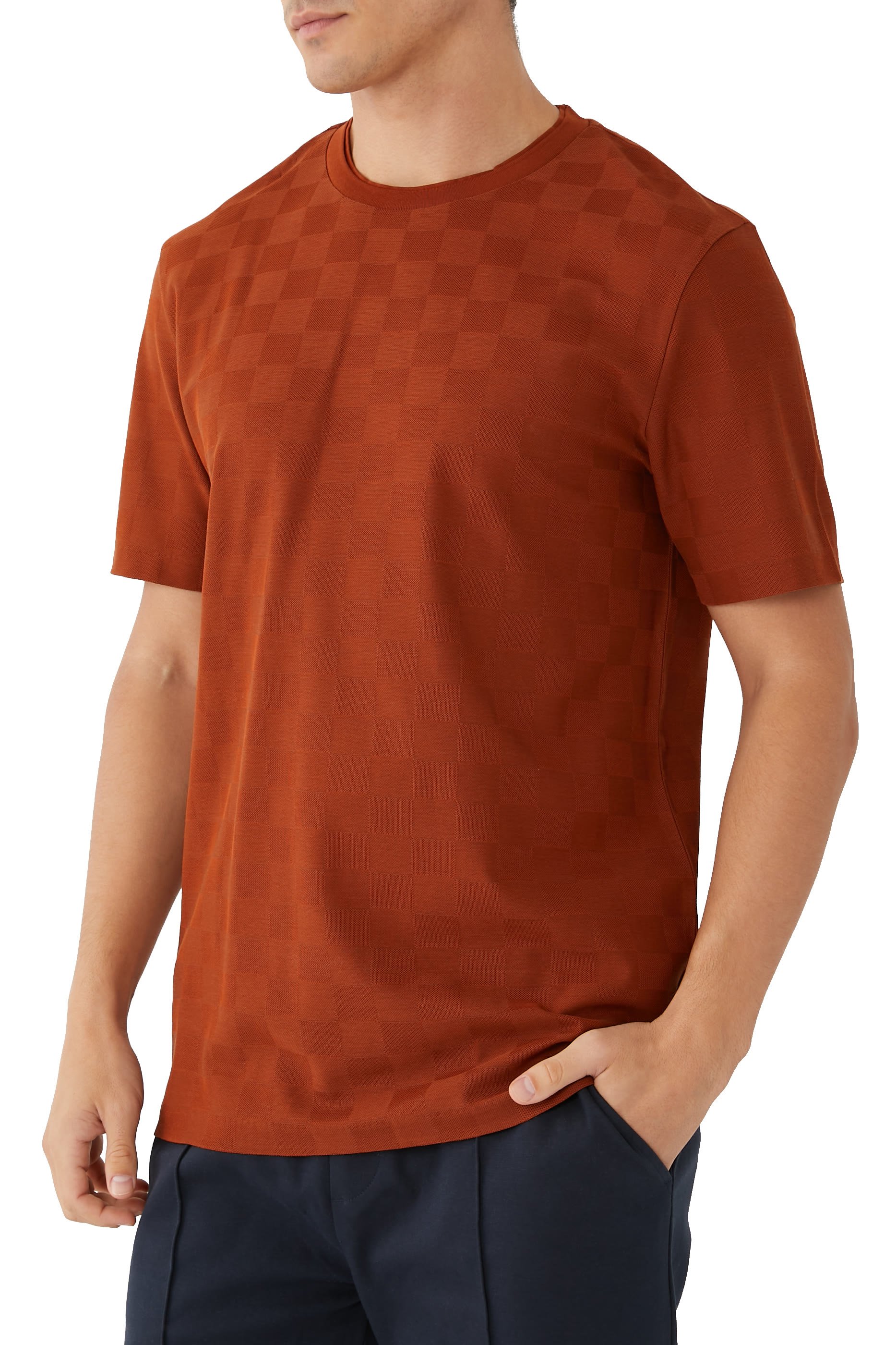 Porsche Check Jacquard T-Shirt