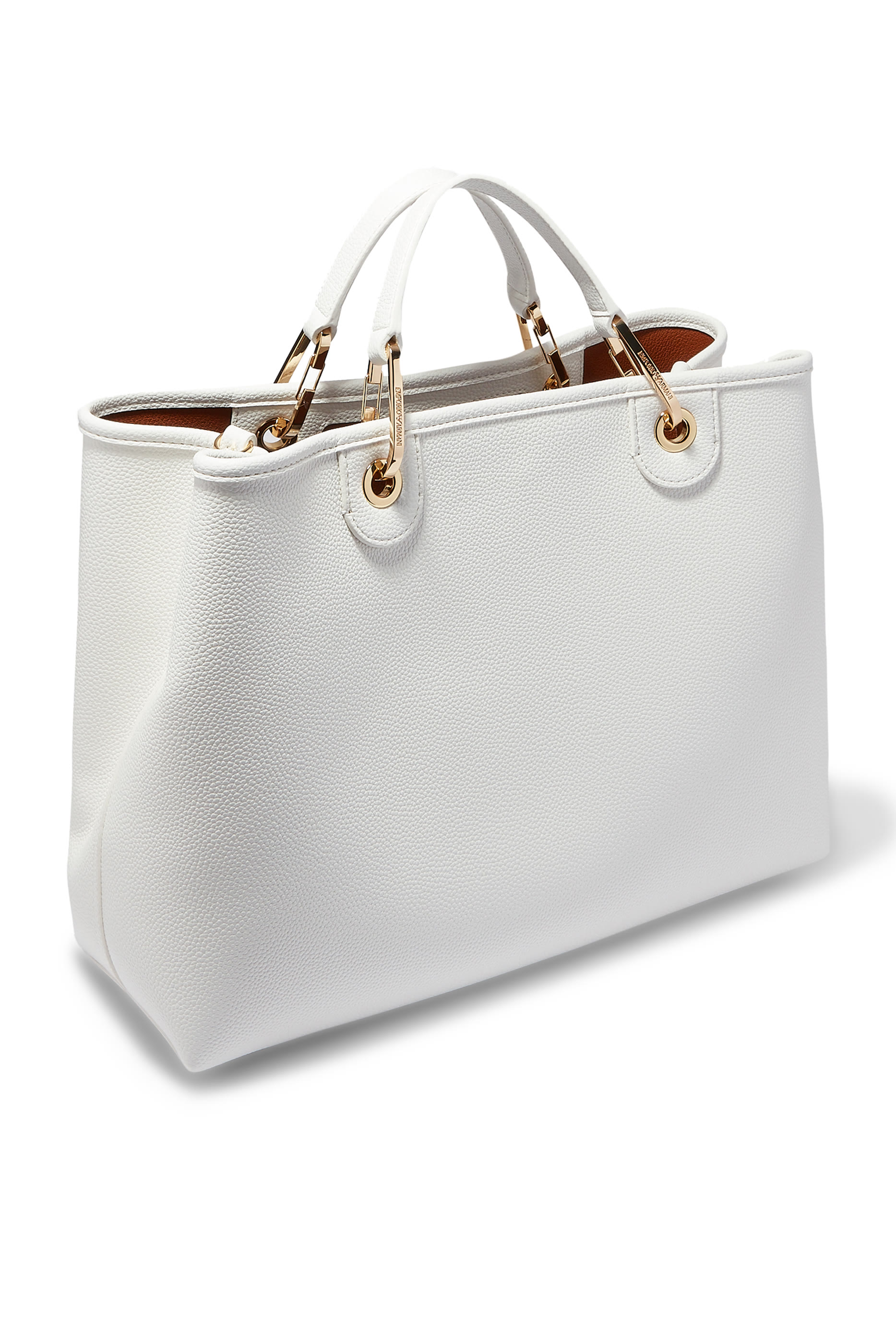 Faux Leather Shopping Bag