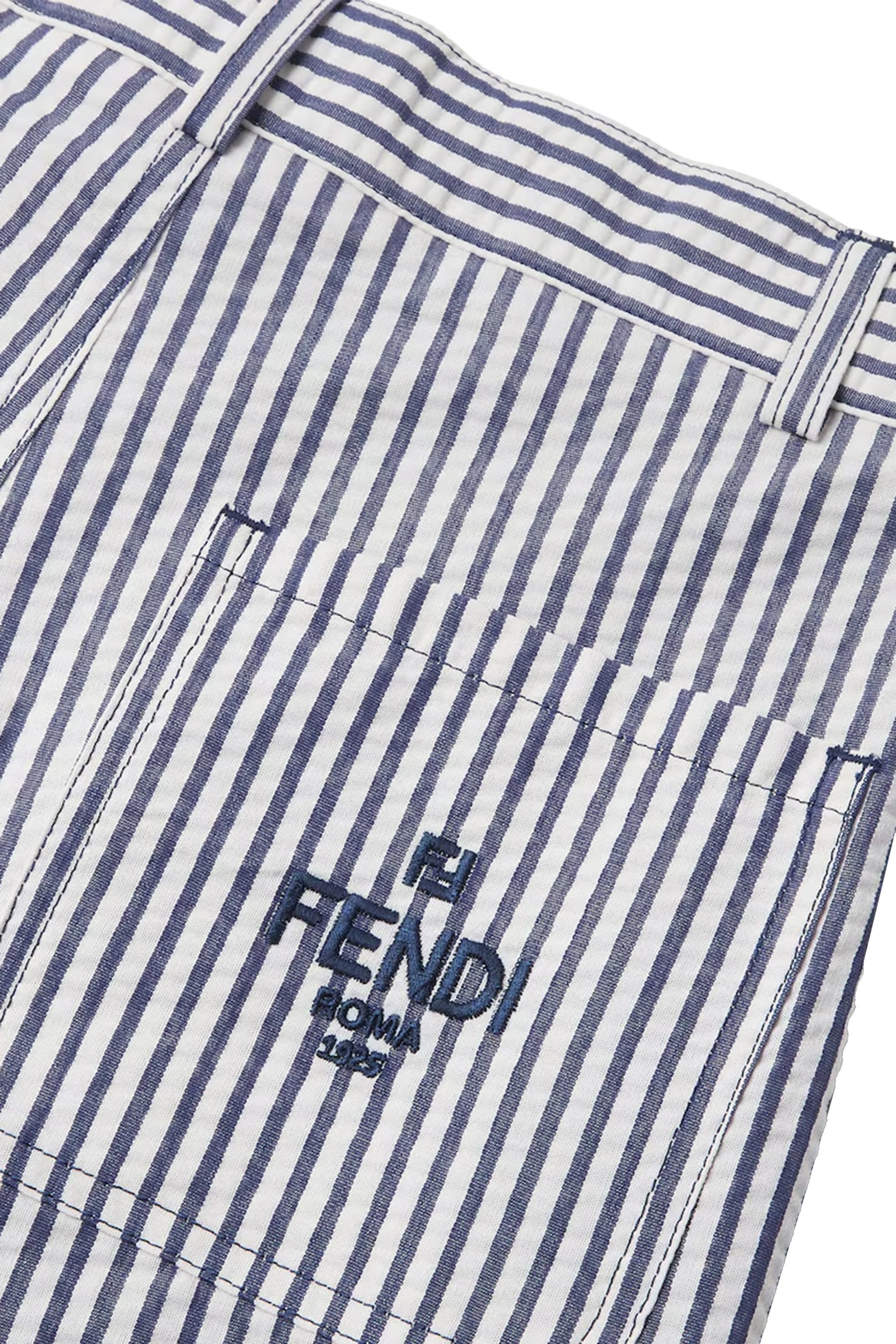 Kids Striped Bermuda Shorts