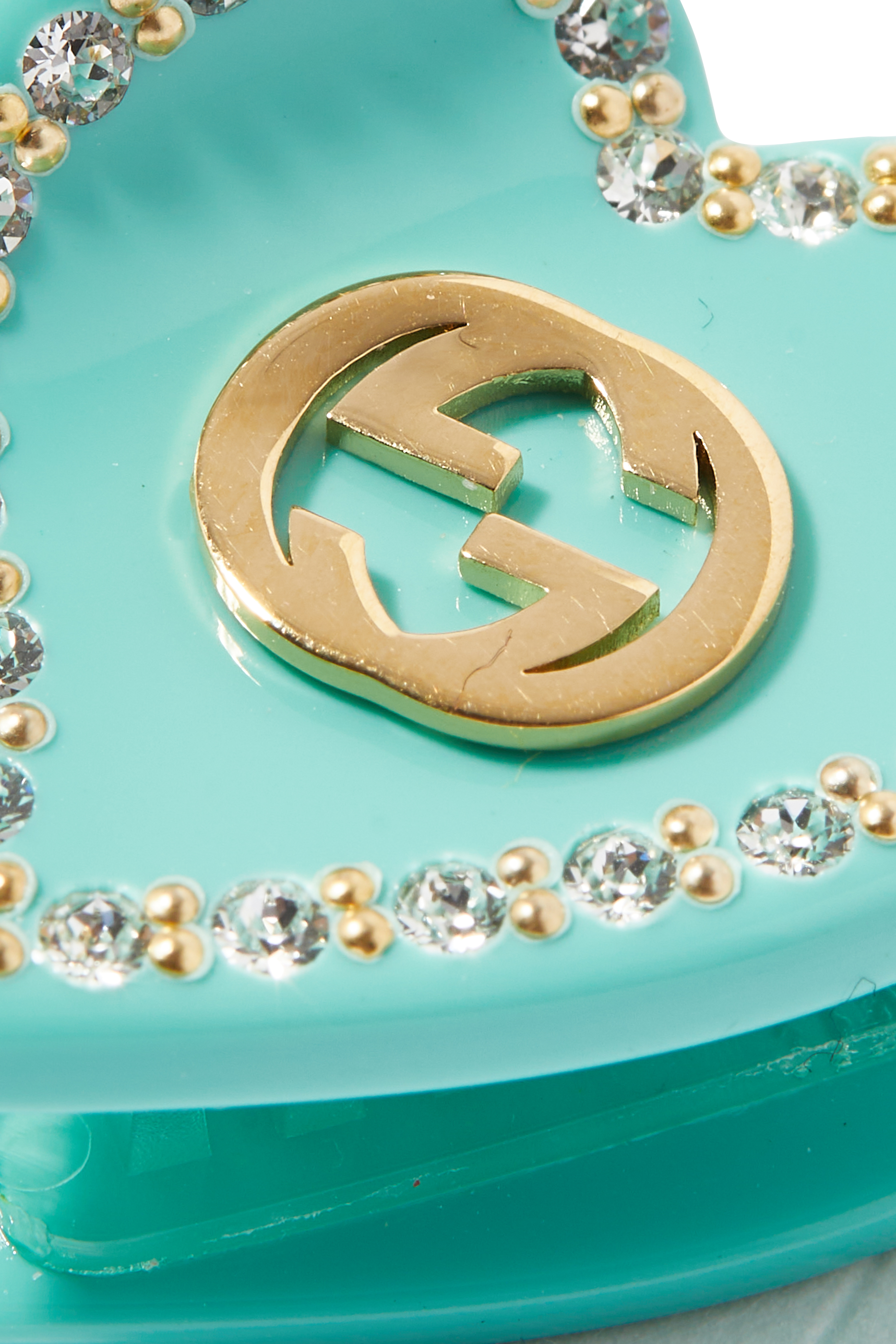 Interlocking G Heart Hair Clip