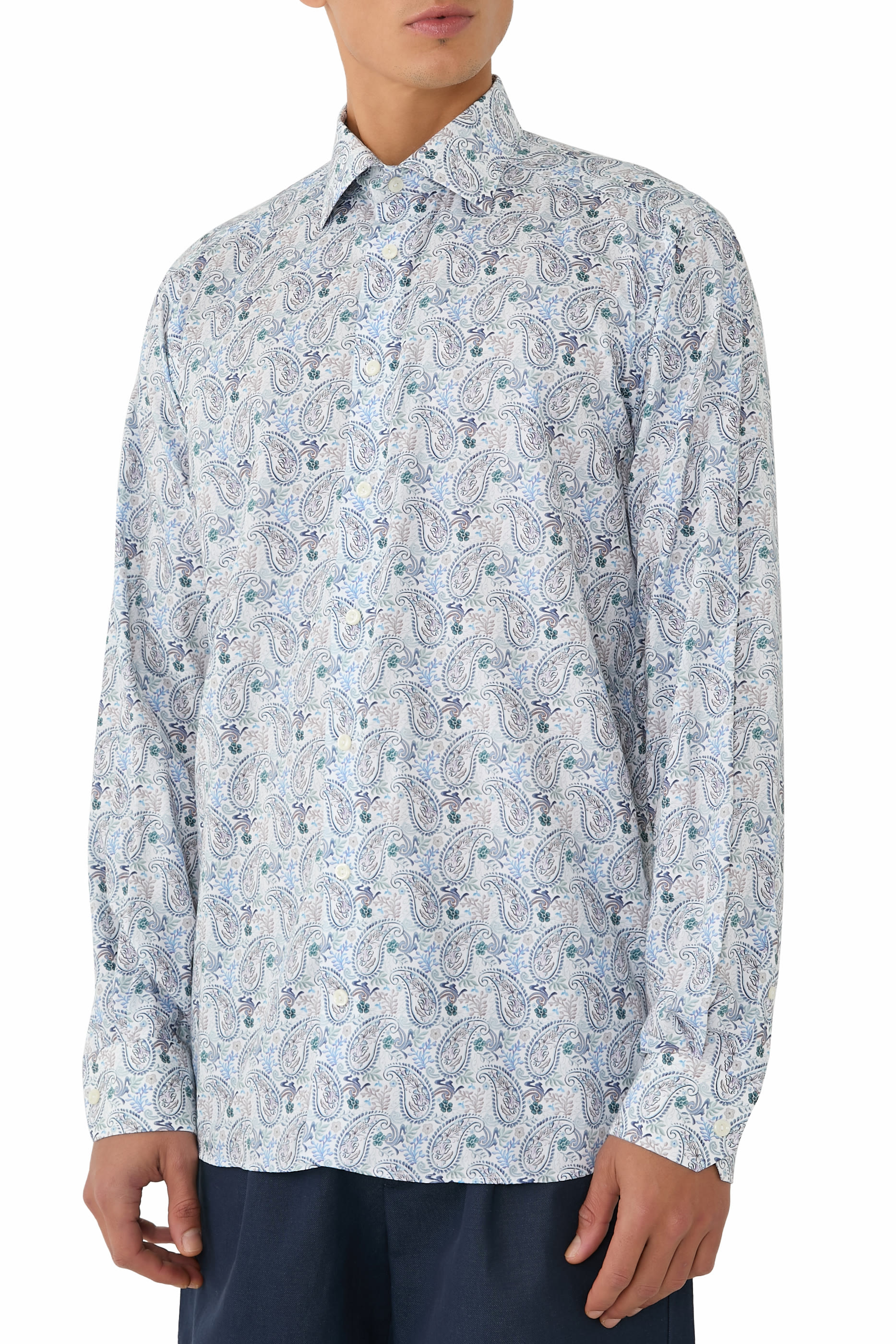 Paisley Long Sleeves Shirt