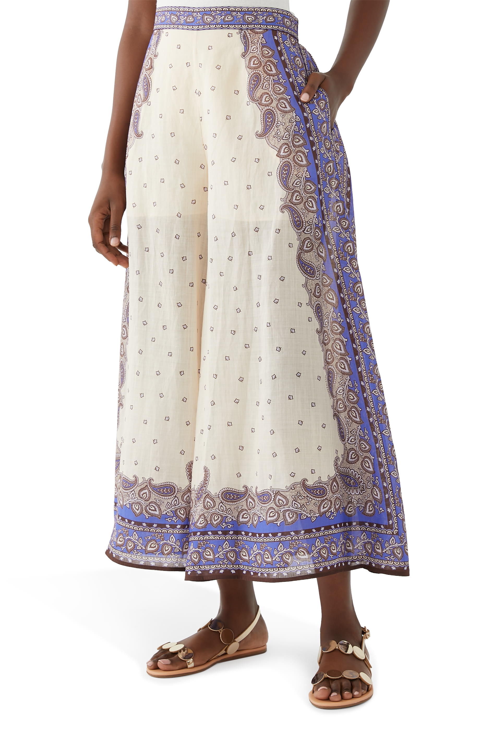 Maxine Wide Leg Cropped Pant