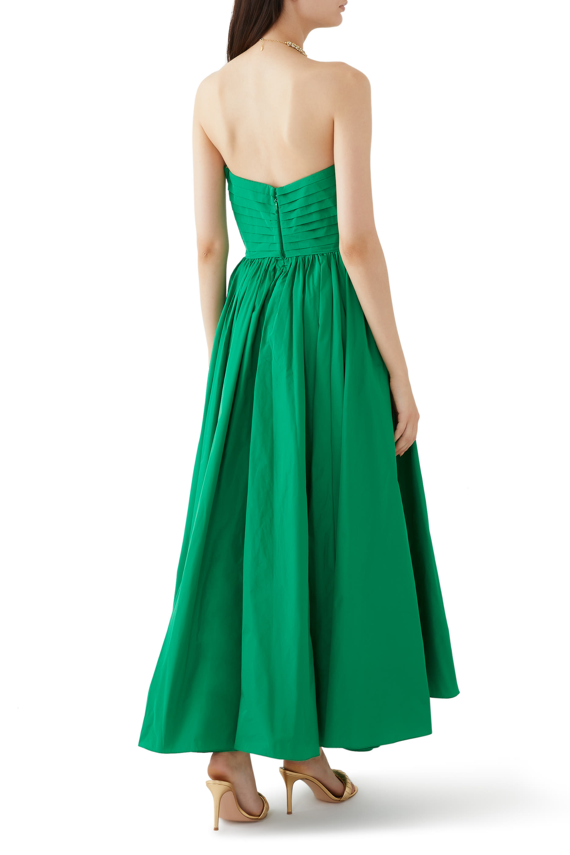 Heart-Shaped Taffeta Gown