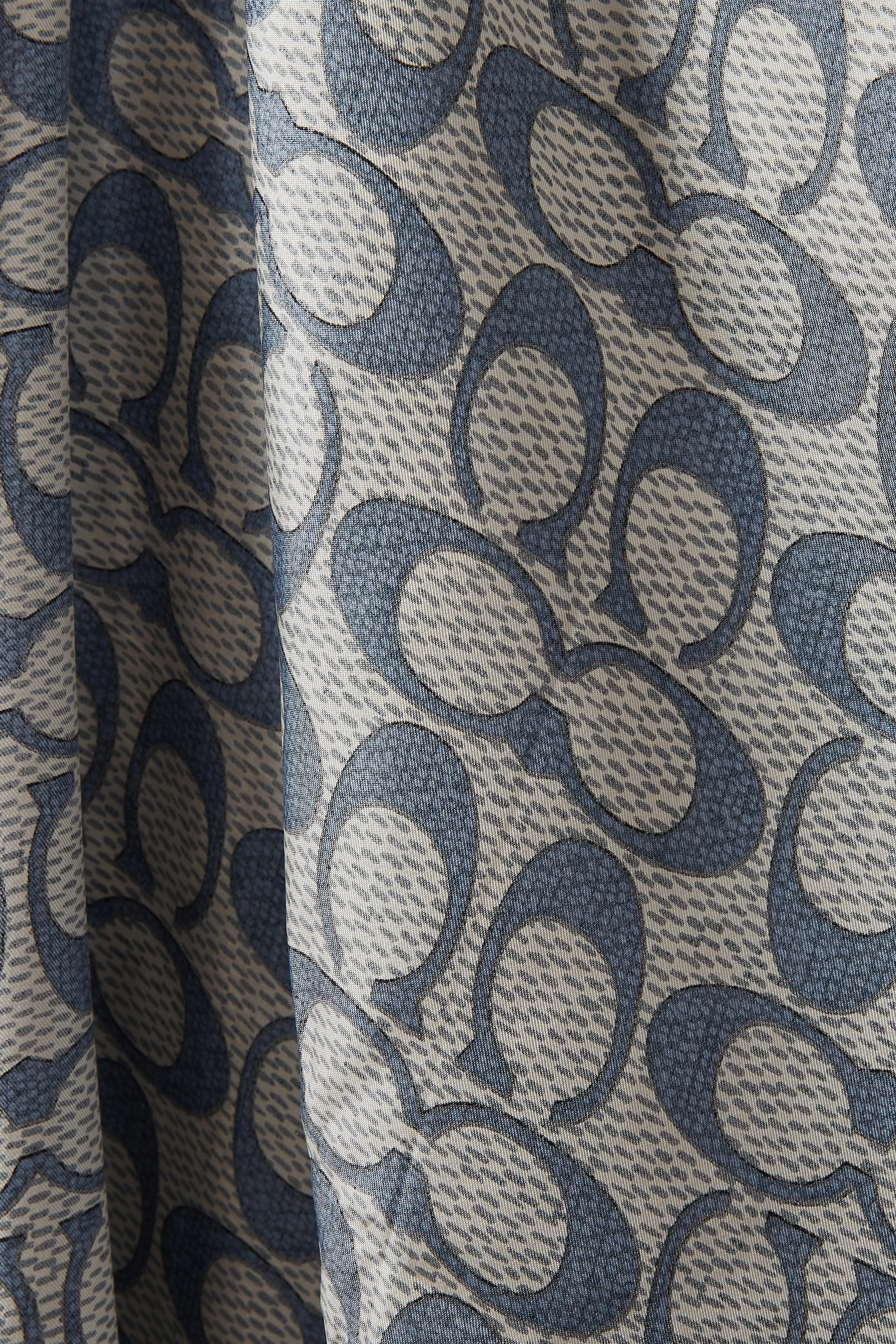 Vintage Signature Print Silk Square Scarf