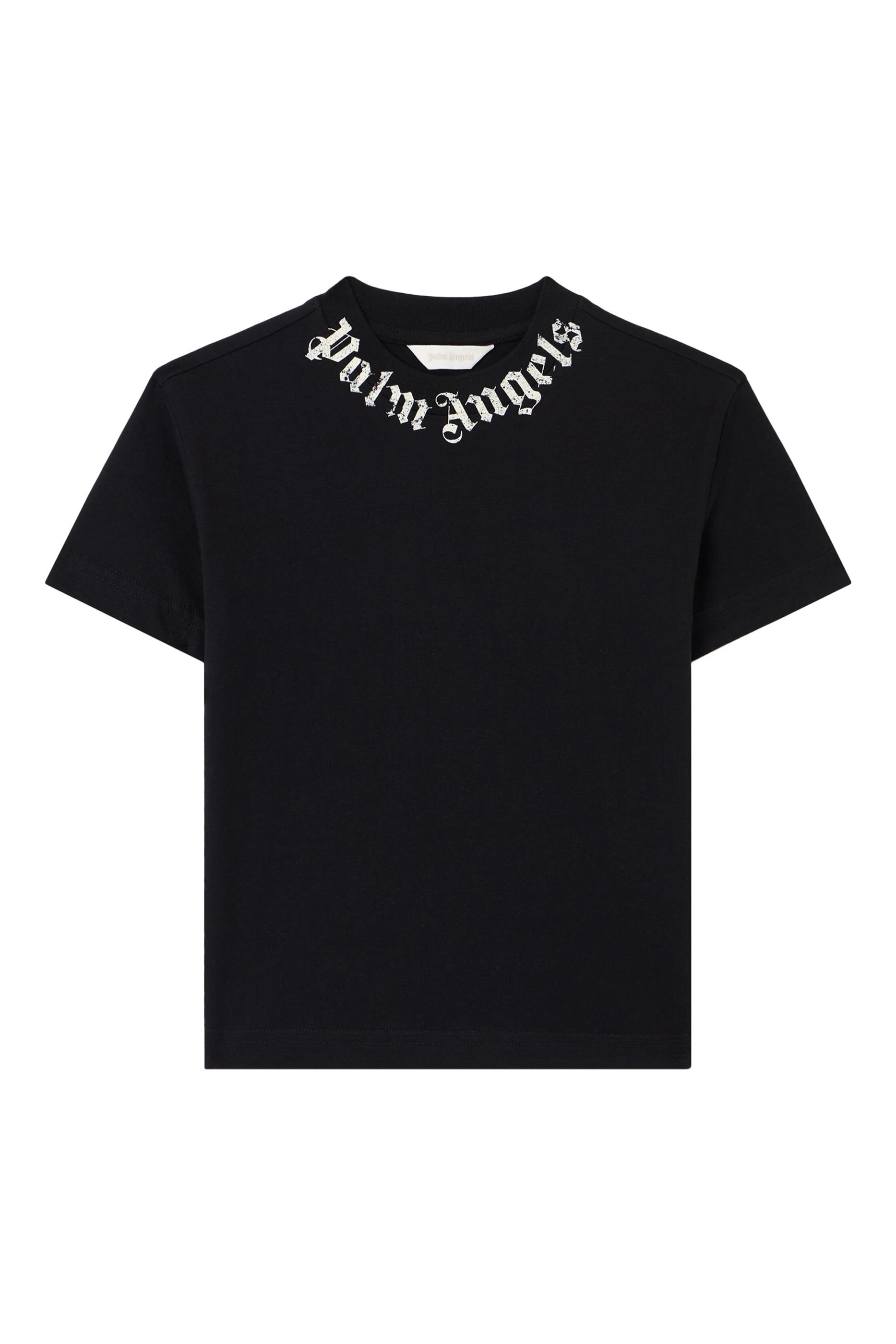 Kids Neck Logo Brushed T-Shirt