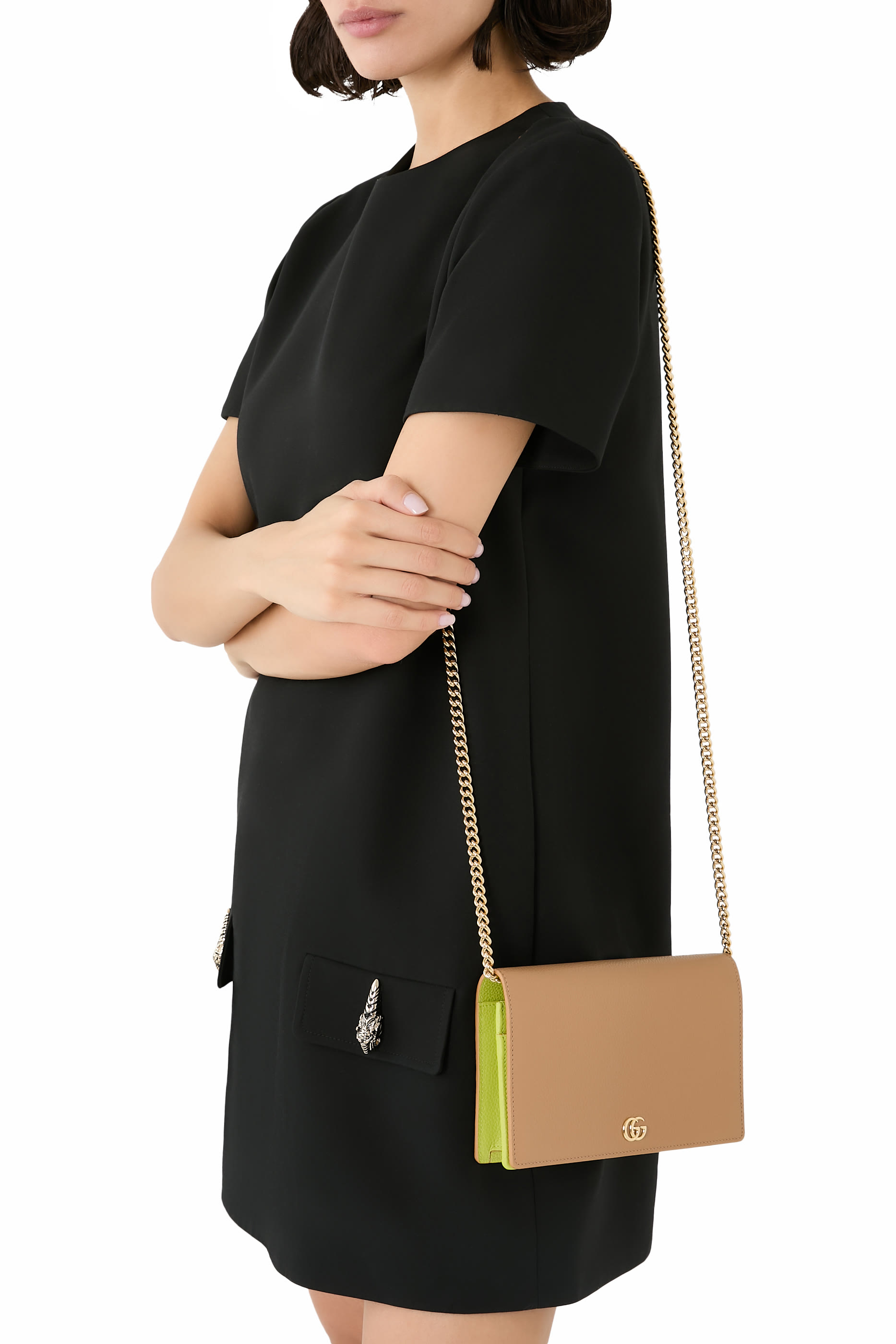 GG Marmont Wallet on Chain