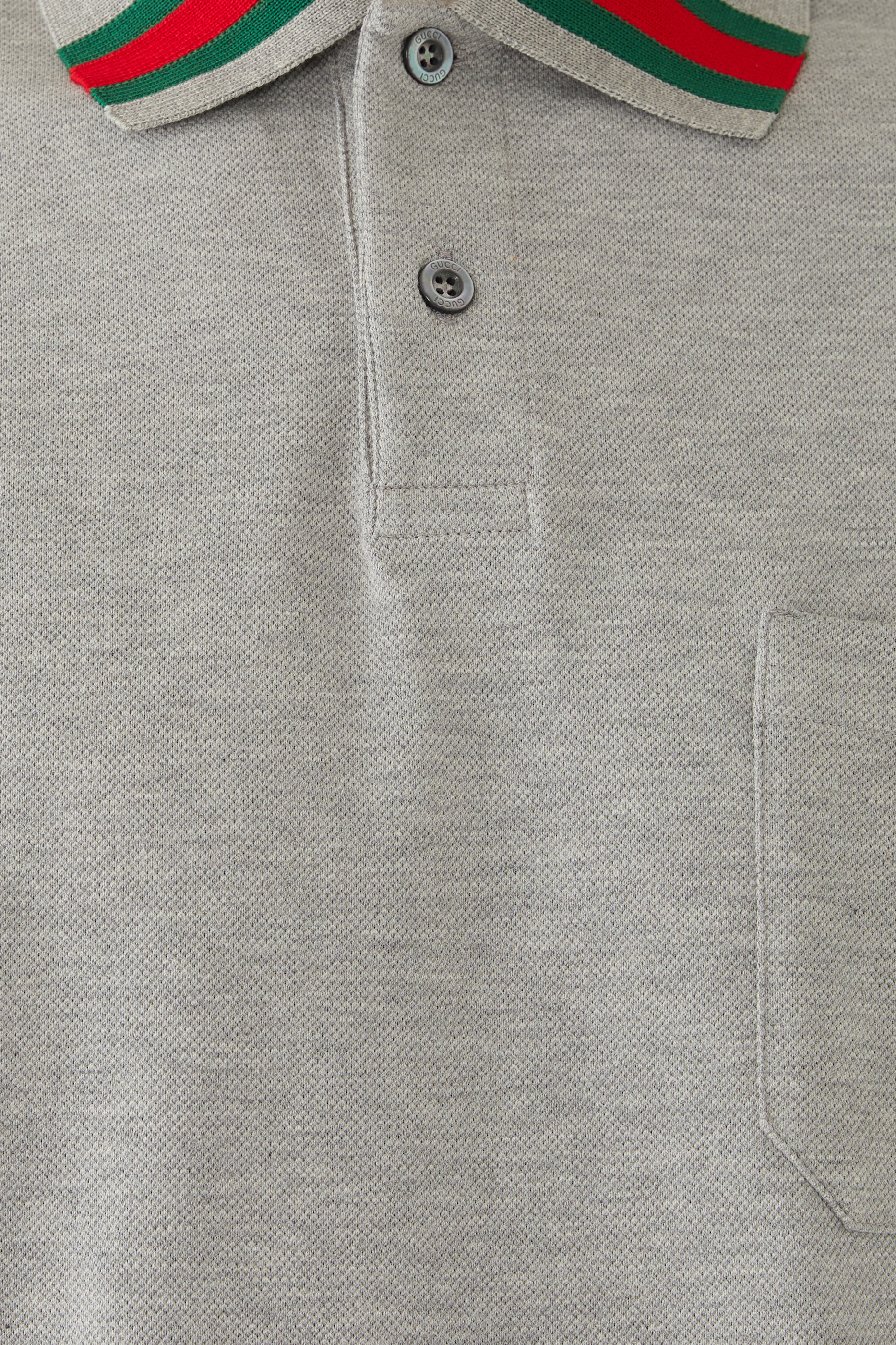 Cotton Polo Shirt with Web