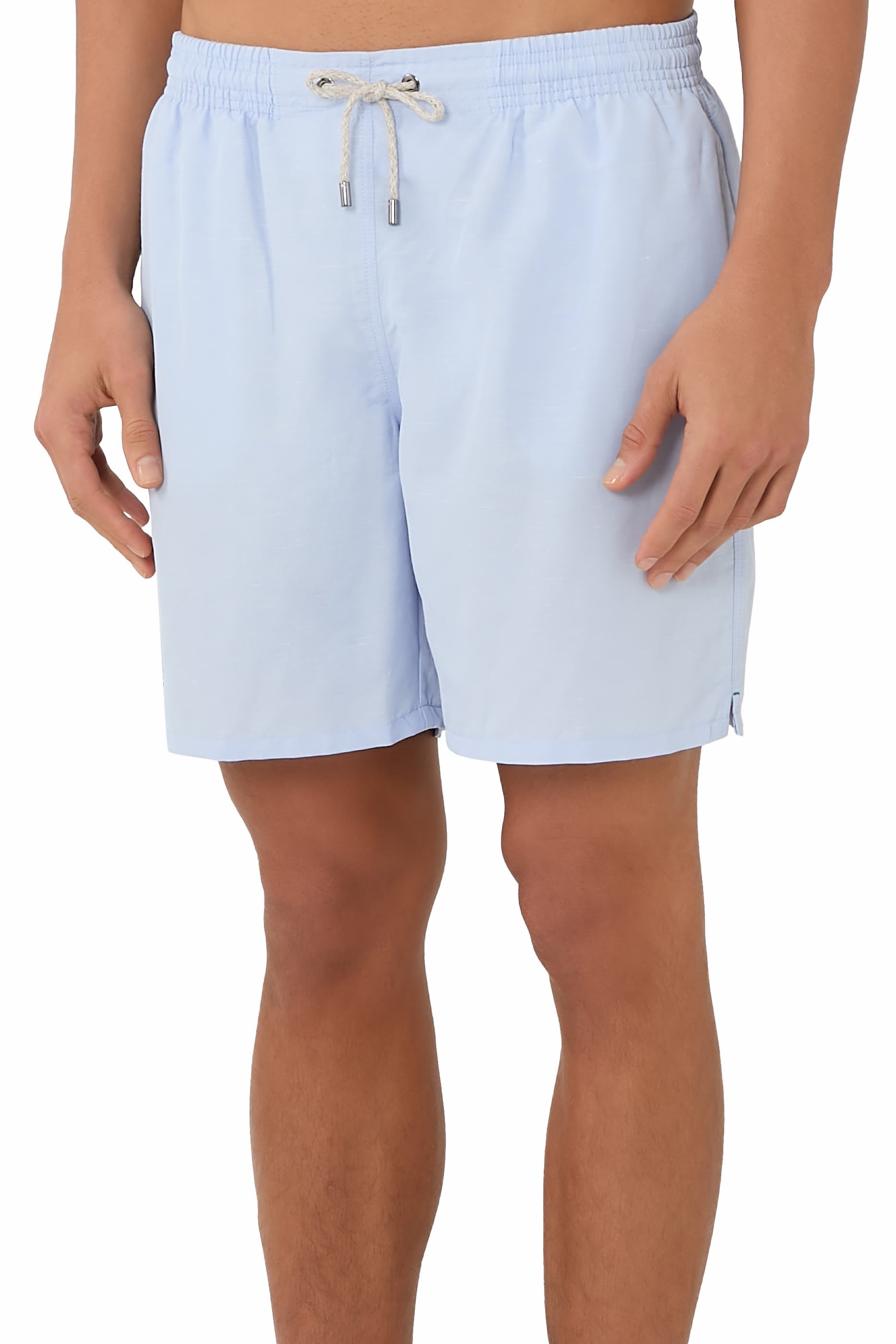 Linen Blend Swim Shorts