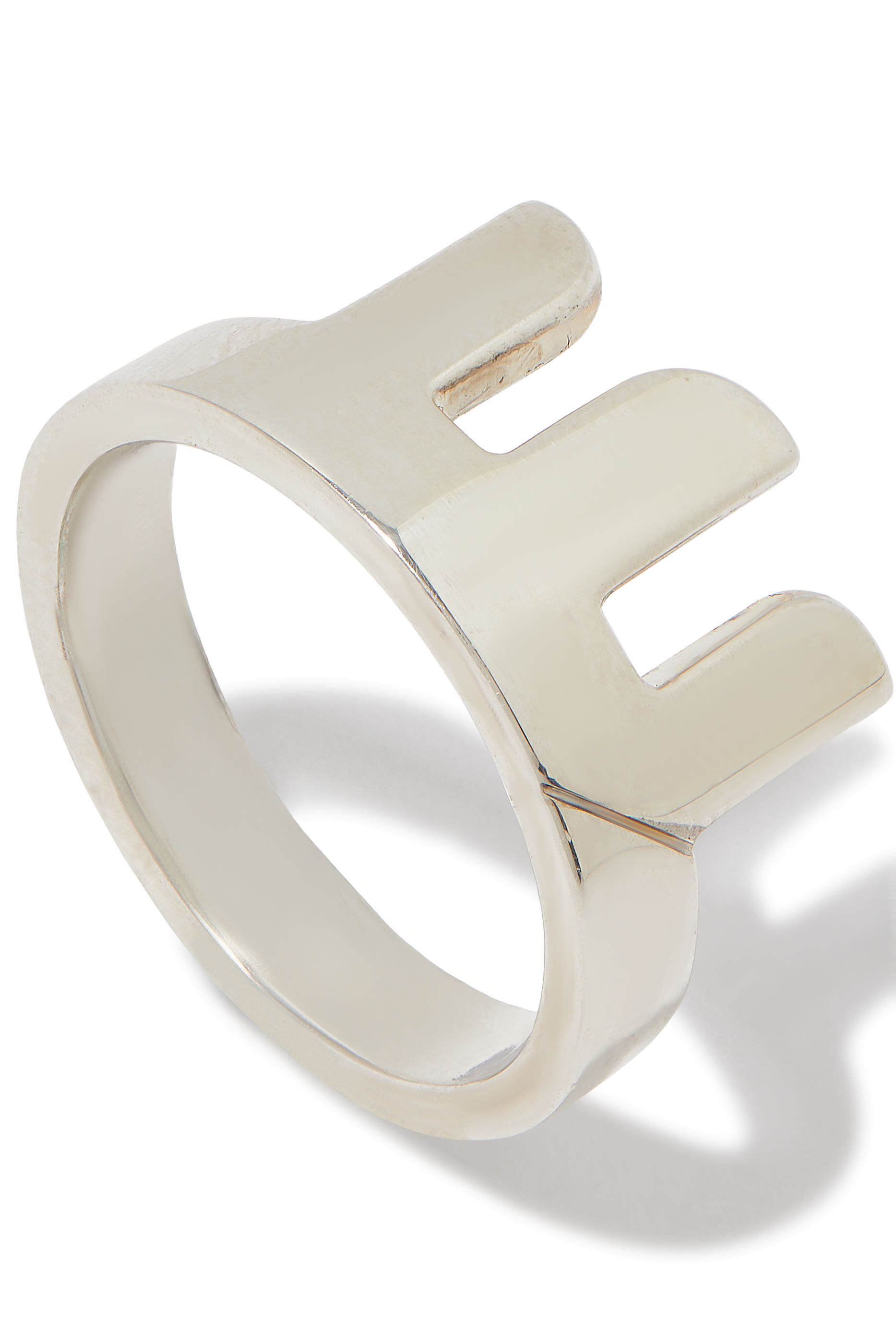 S Ring, Sterling Silver