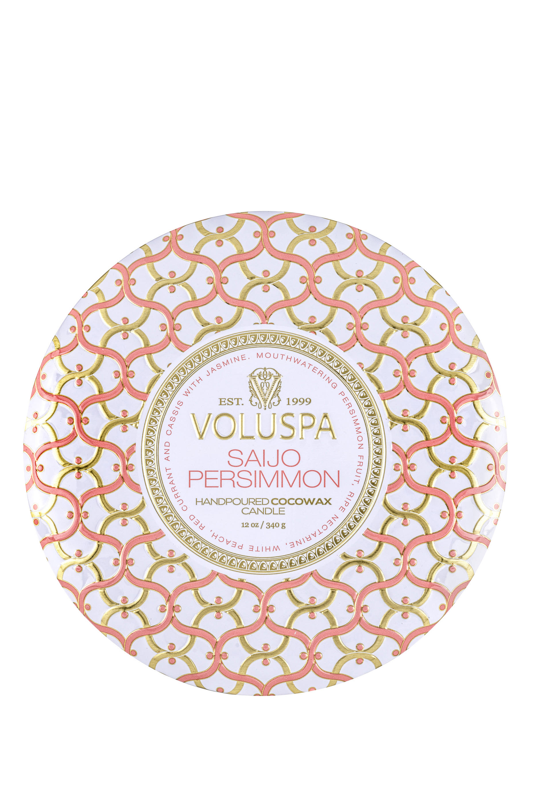 Saijo Persimmon 3-Wick Tin Candle