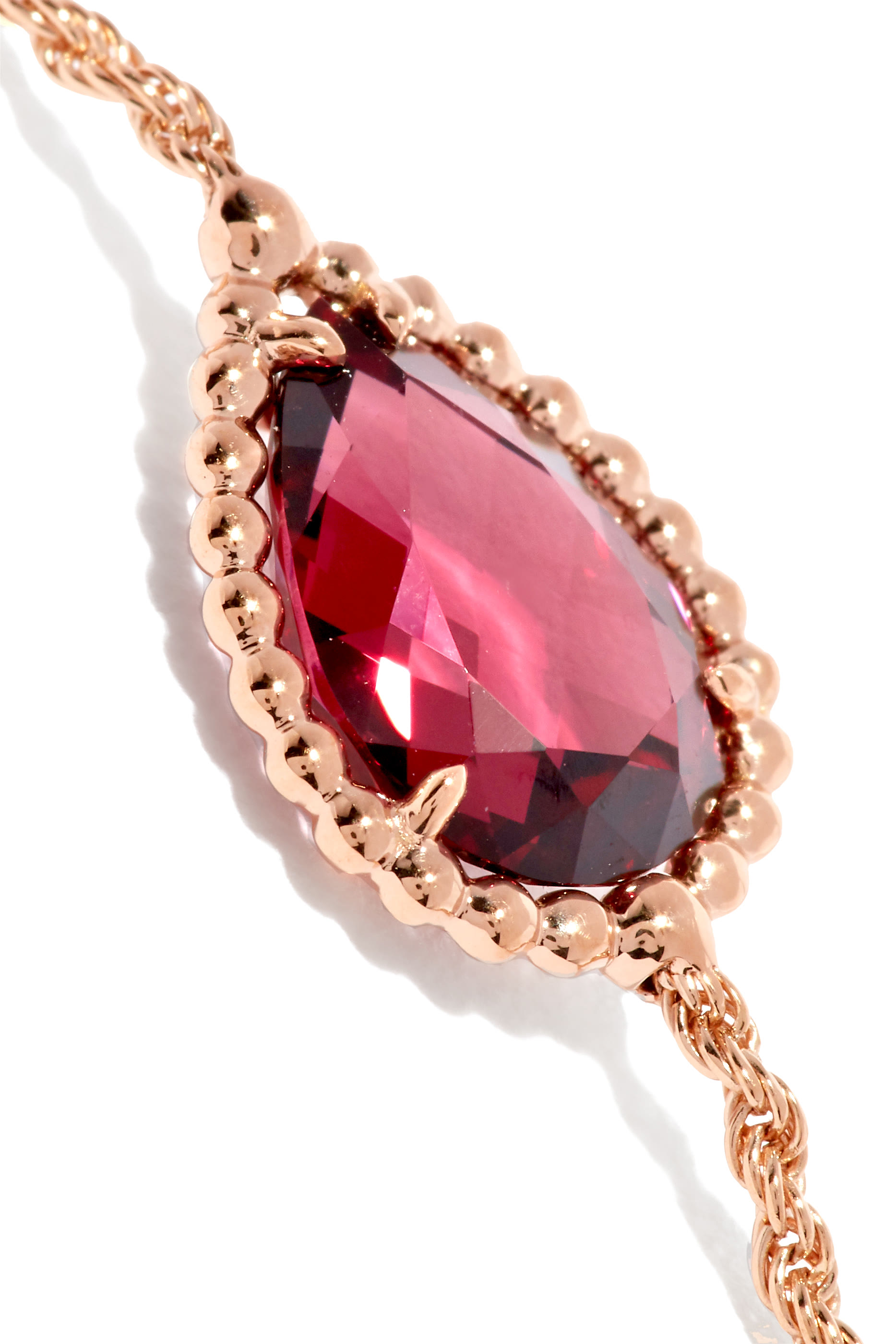 Serpent Bohème Rhodlite Garnet Bracelet