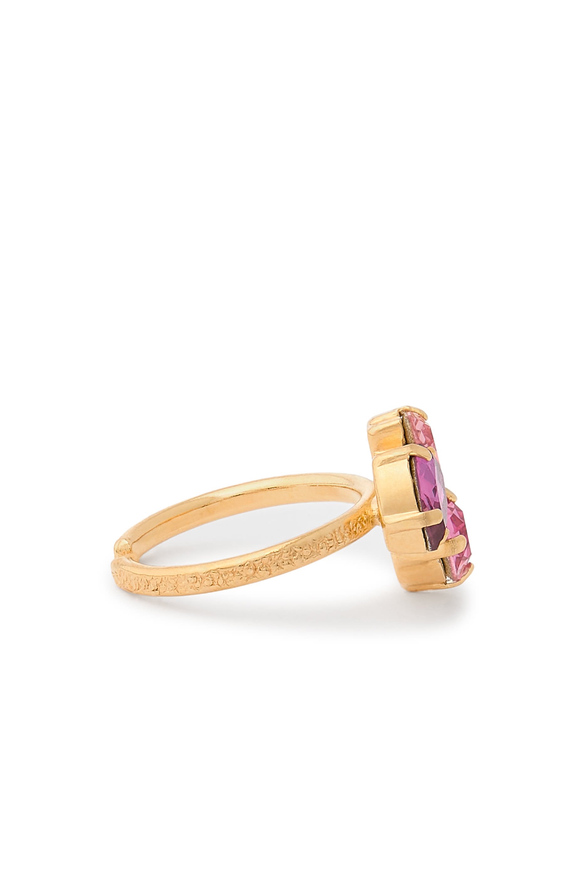 Ana Ring, 18K Gold-Plated Brass