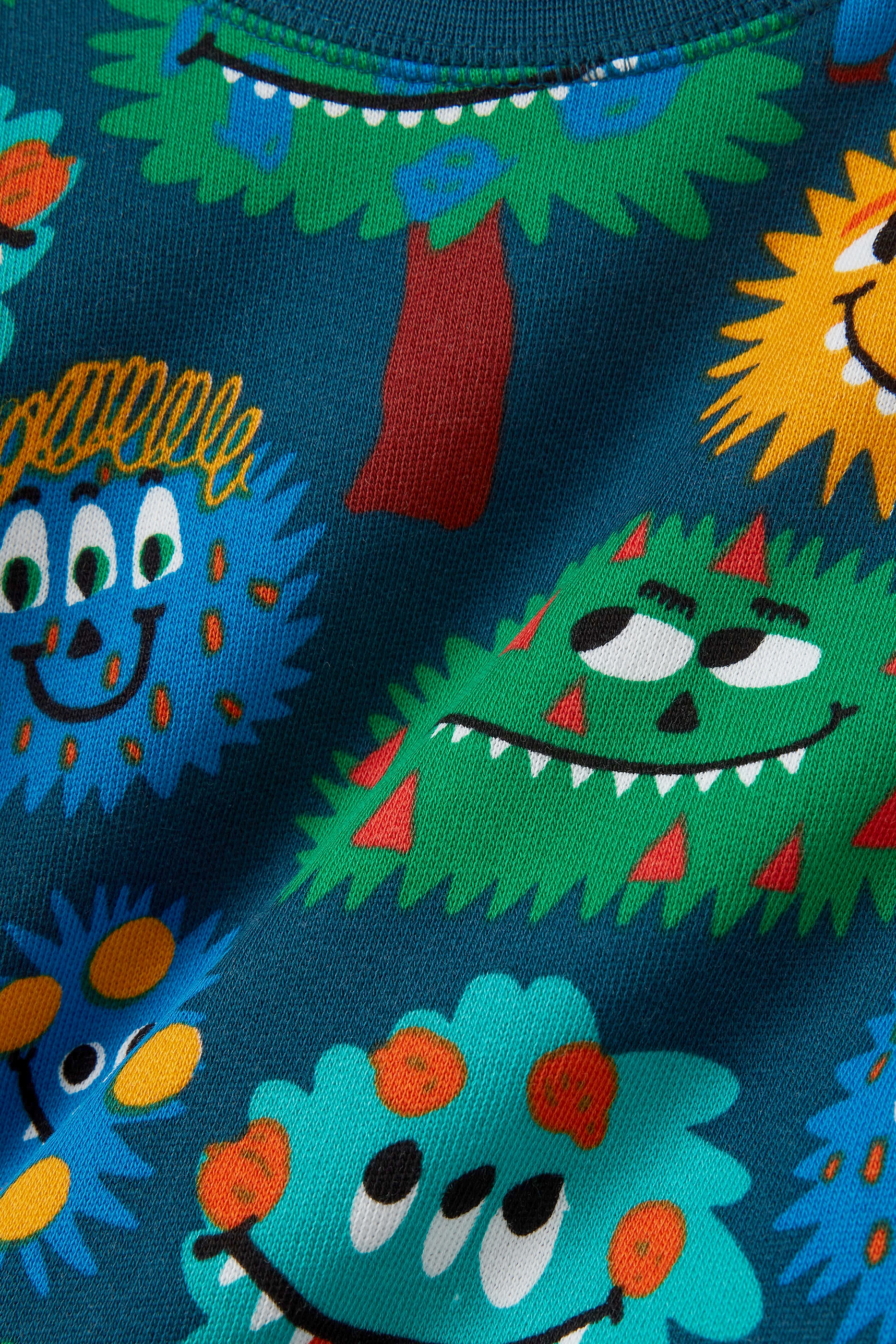 Kids Cotton Printed Jersey Sweatshirt