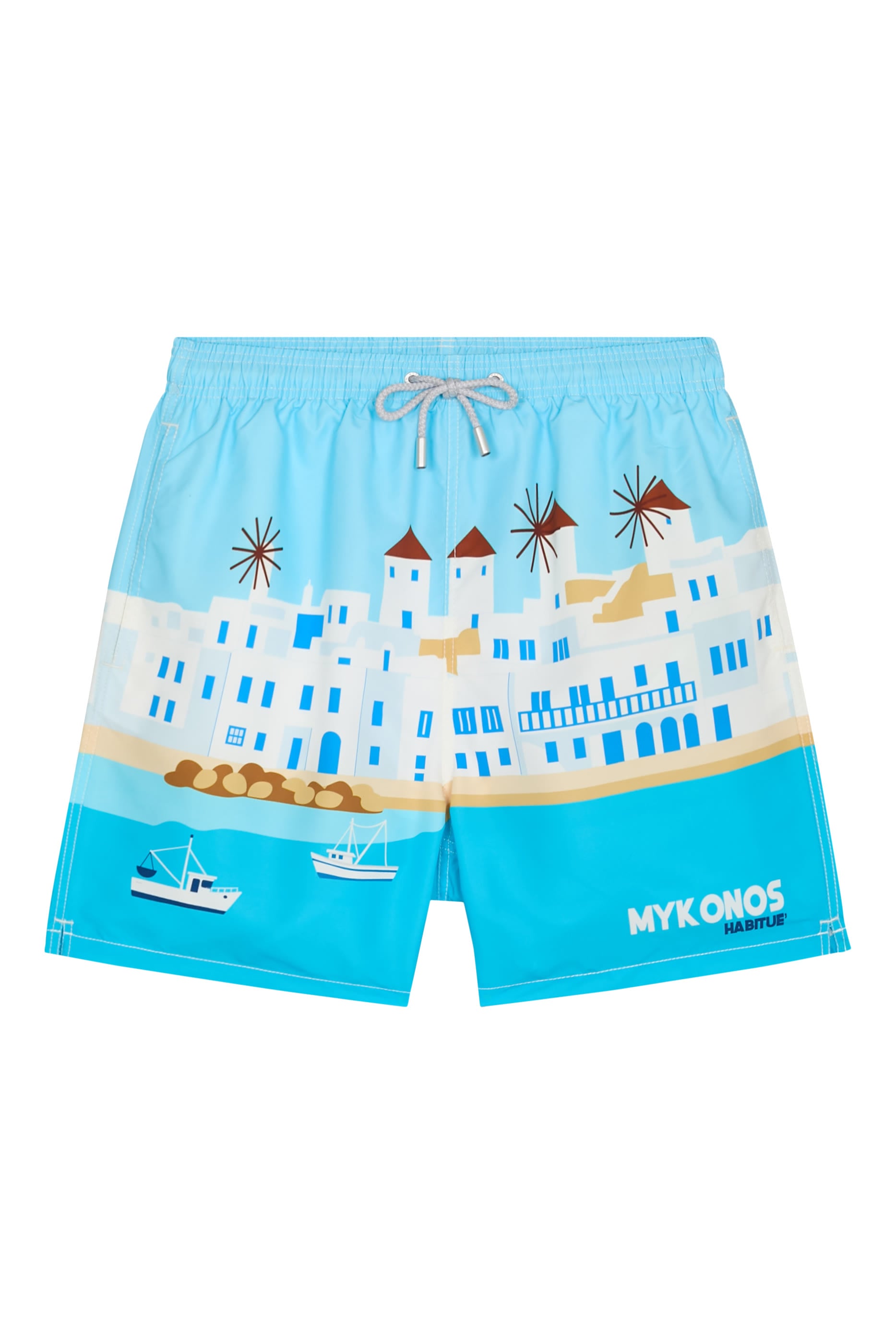 Gustavia Portofino Placed Print Swim Shorts 
