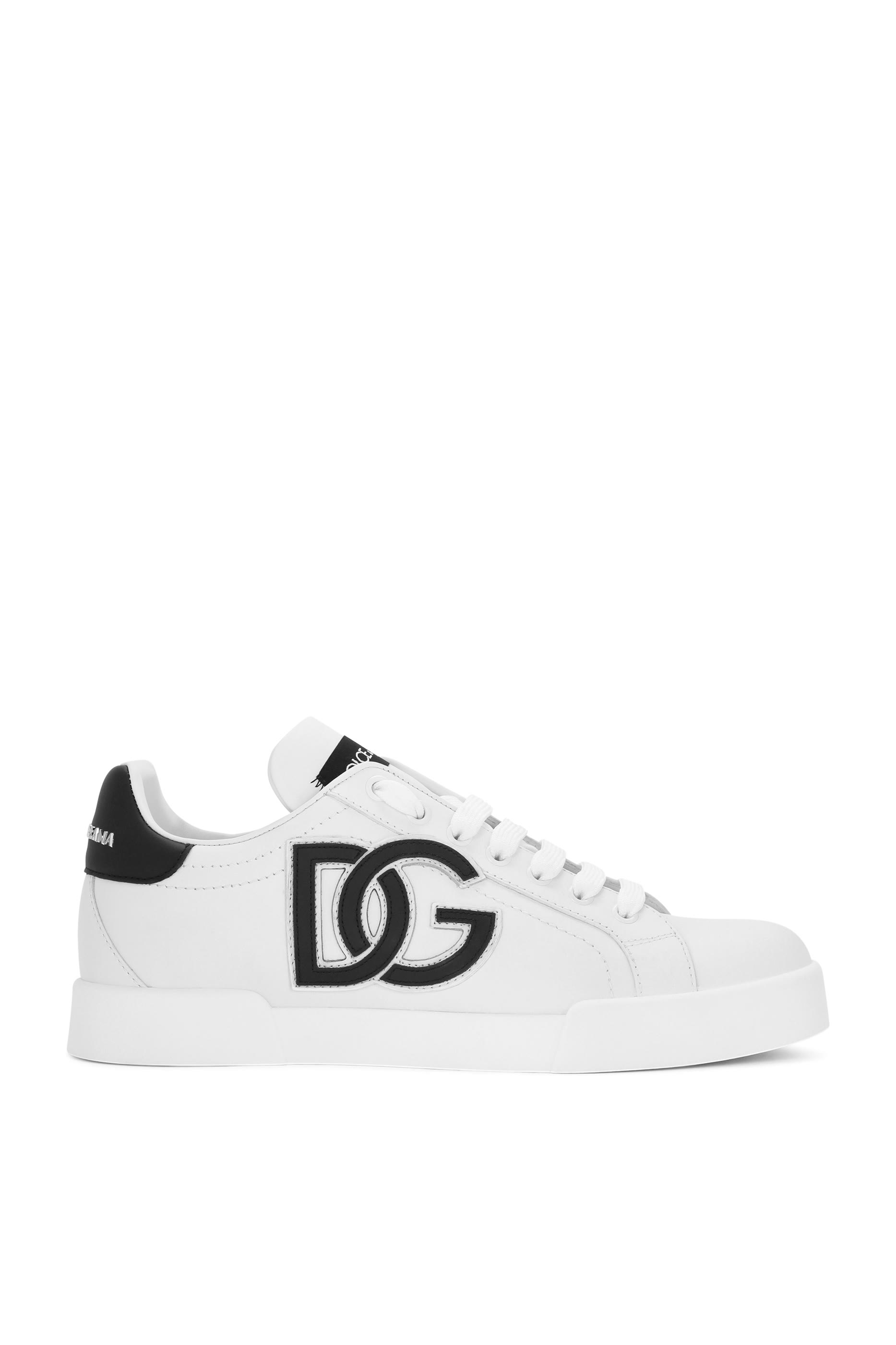 DG Logo Calfskin Portofino Sneakers