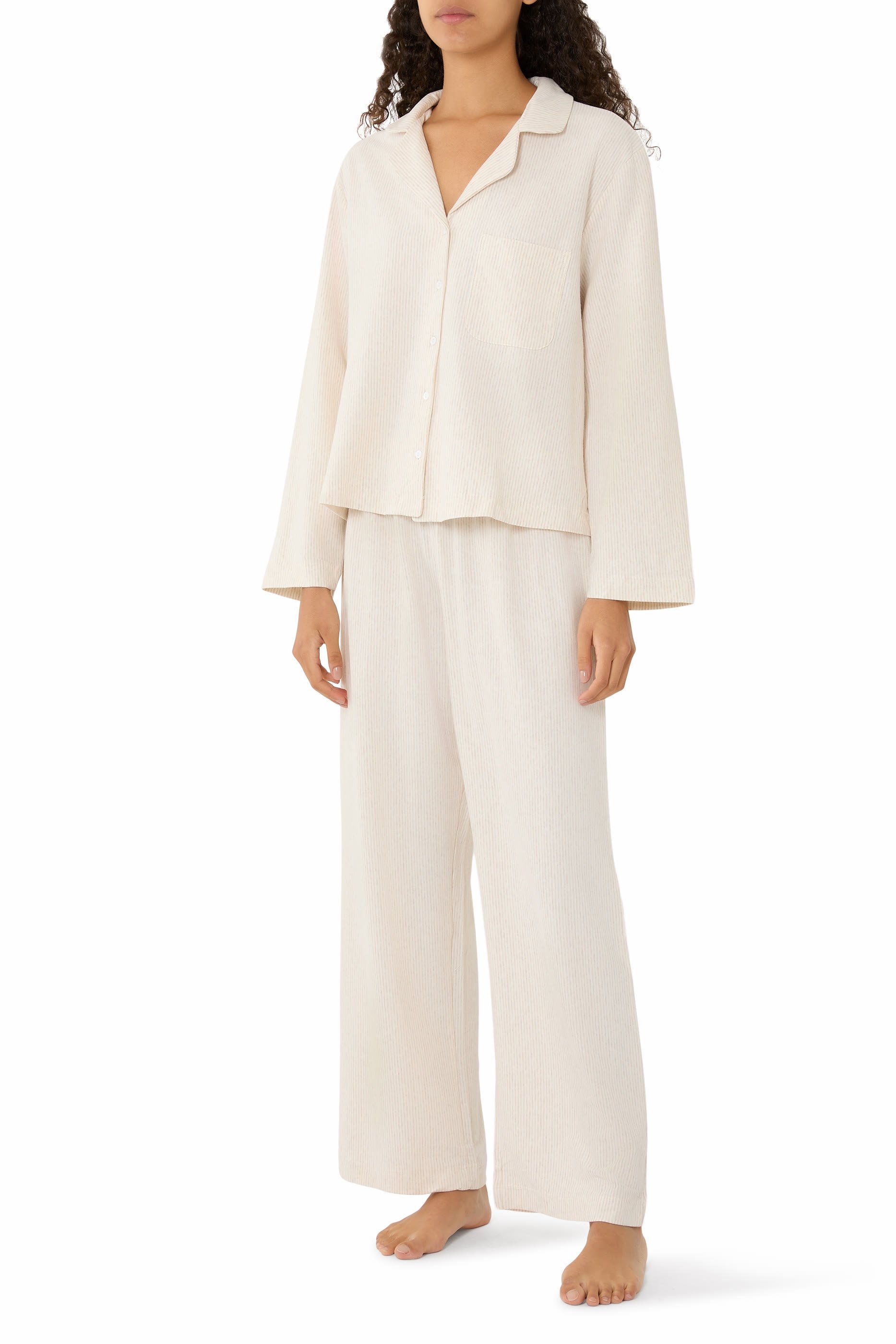Organic Cotton Jersey Relaxed Pajama Set