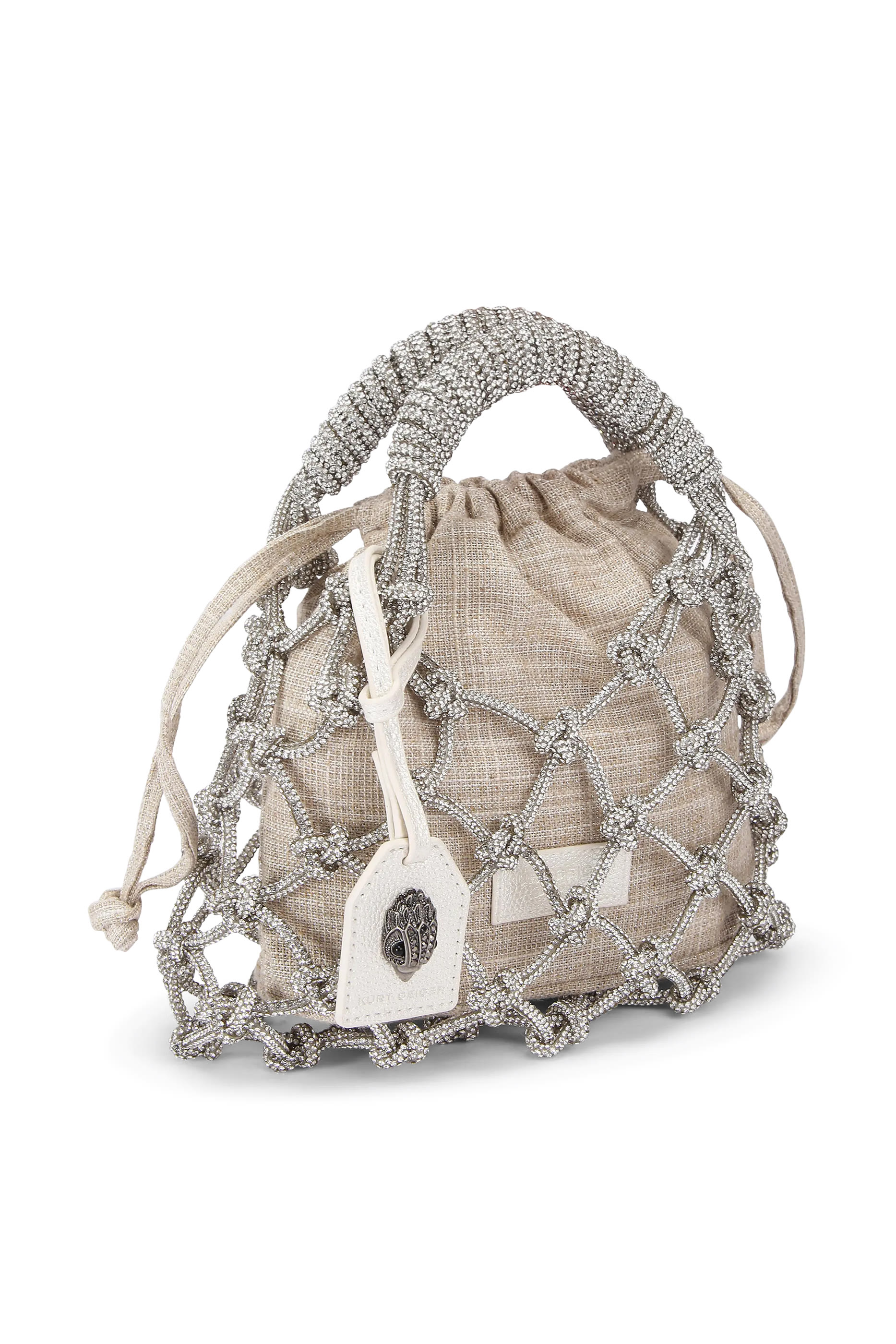 Small Crystal Macram&eacute; Bag