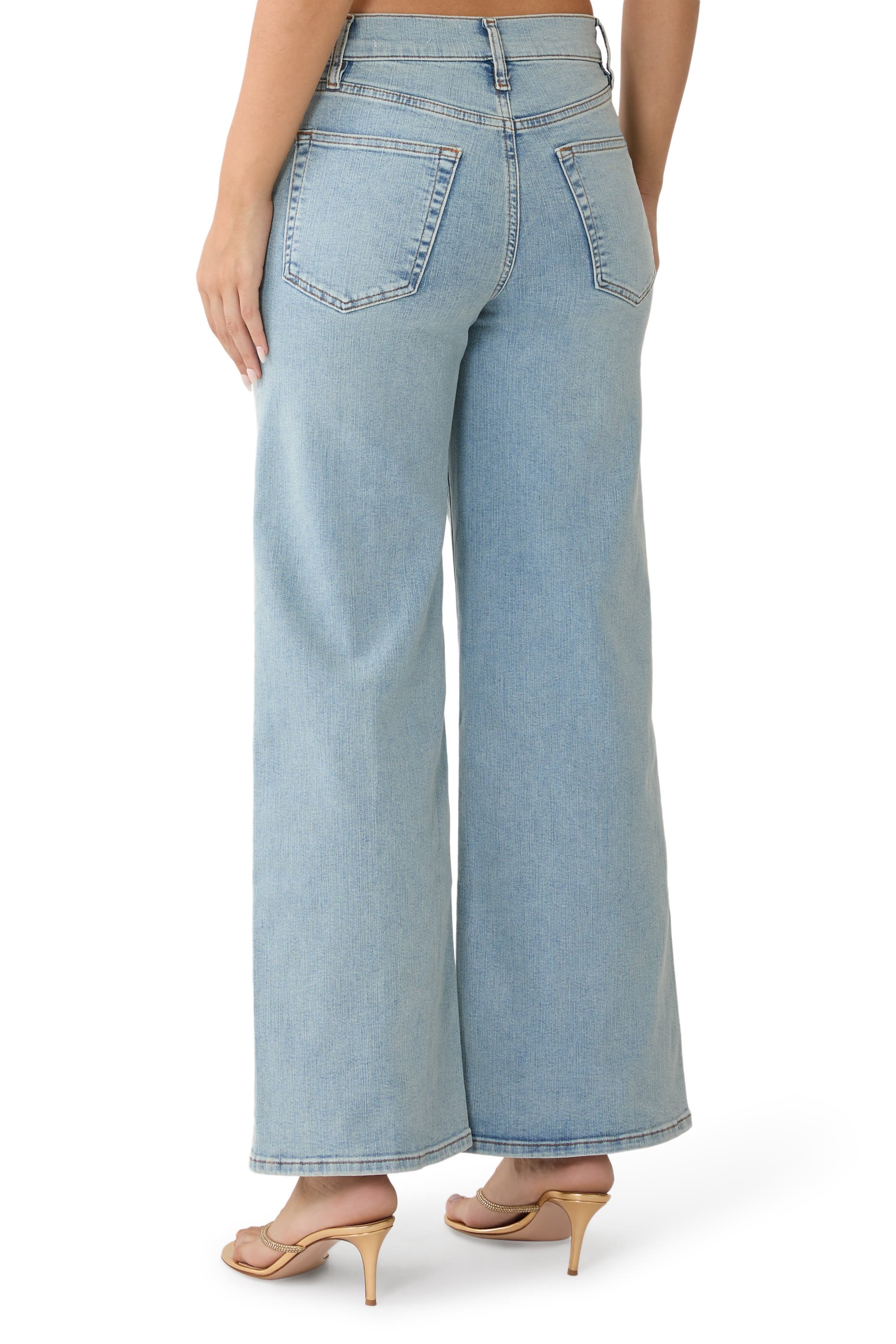 Le Slim Palazzo Jeans