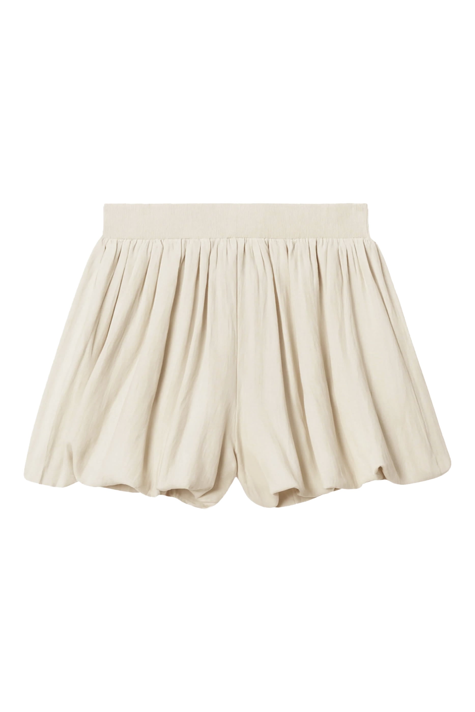 Alina Linen Bubble Hem Shorts 