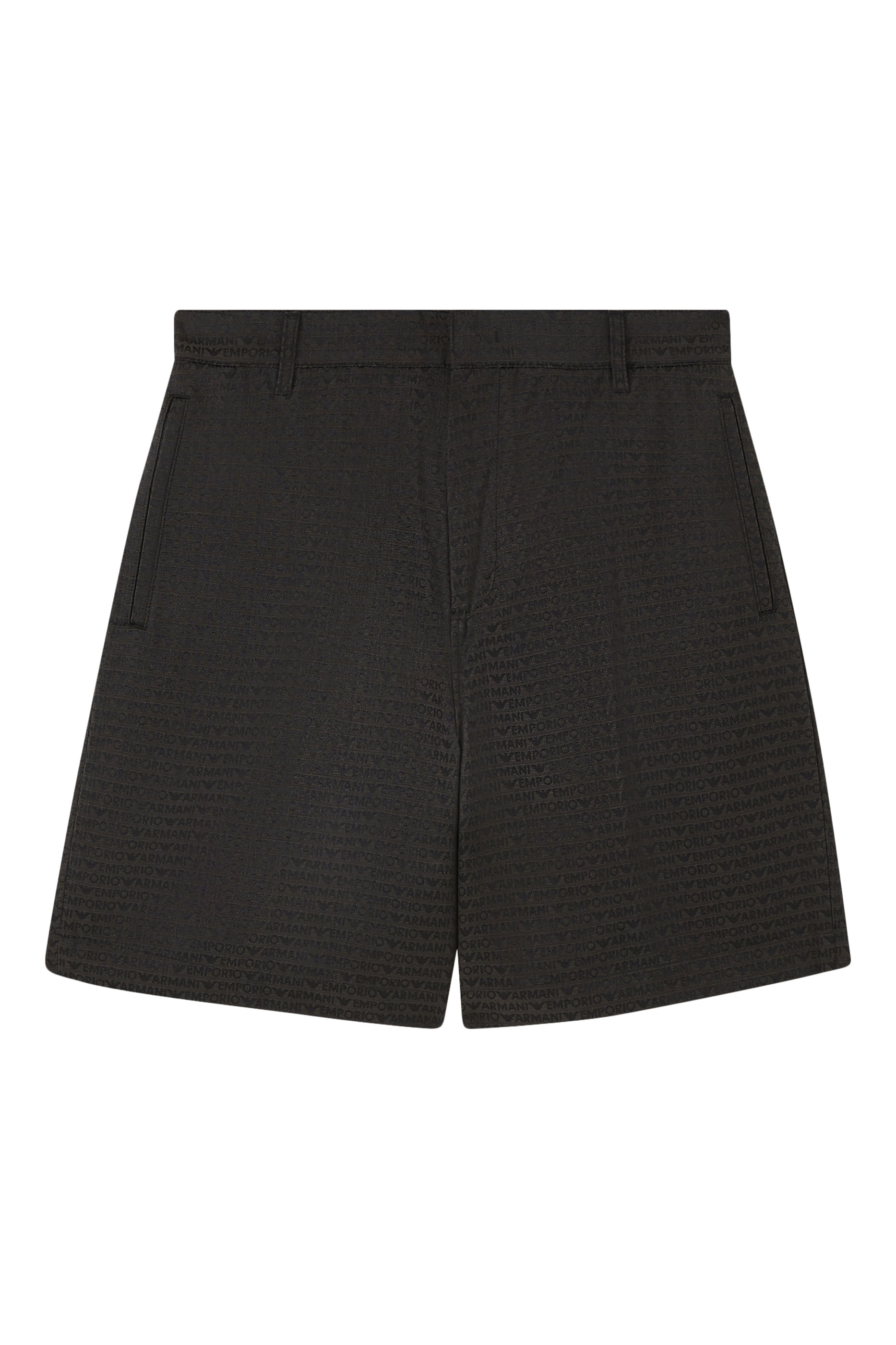All-Over Jacquard Logo Bermunda Shorts