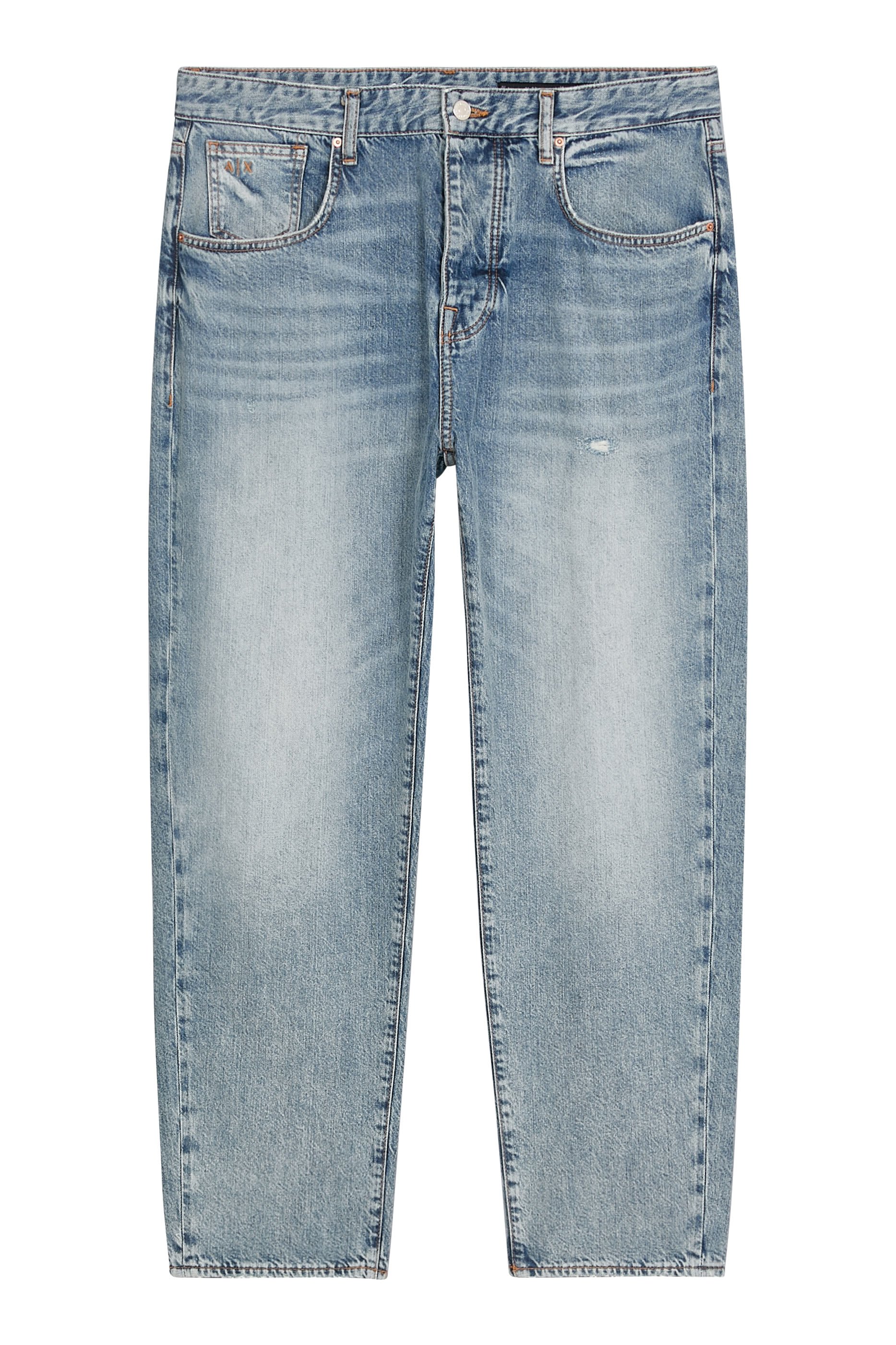 Loose-Fit Tapered Denim Jeans