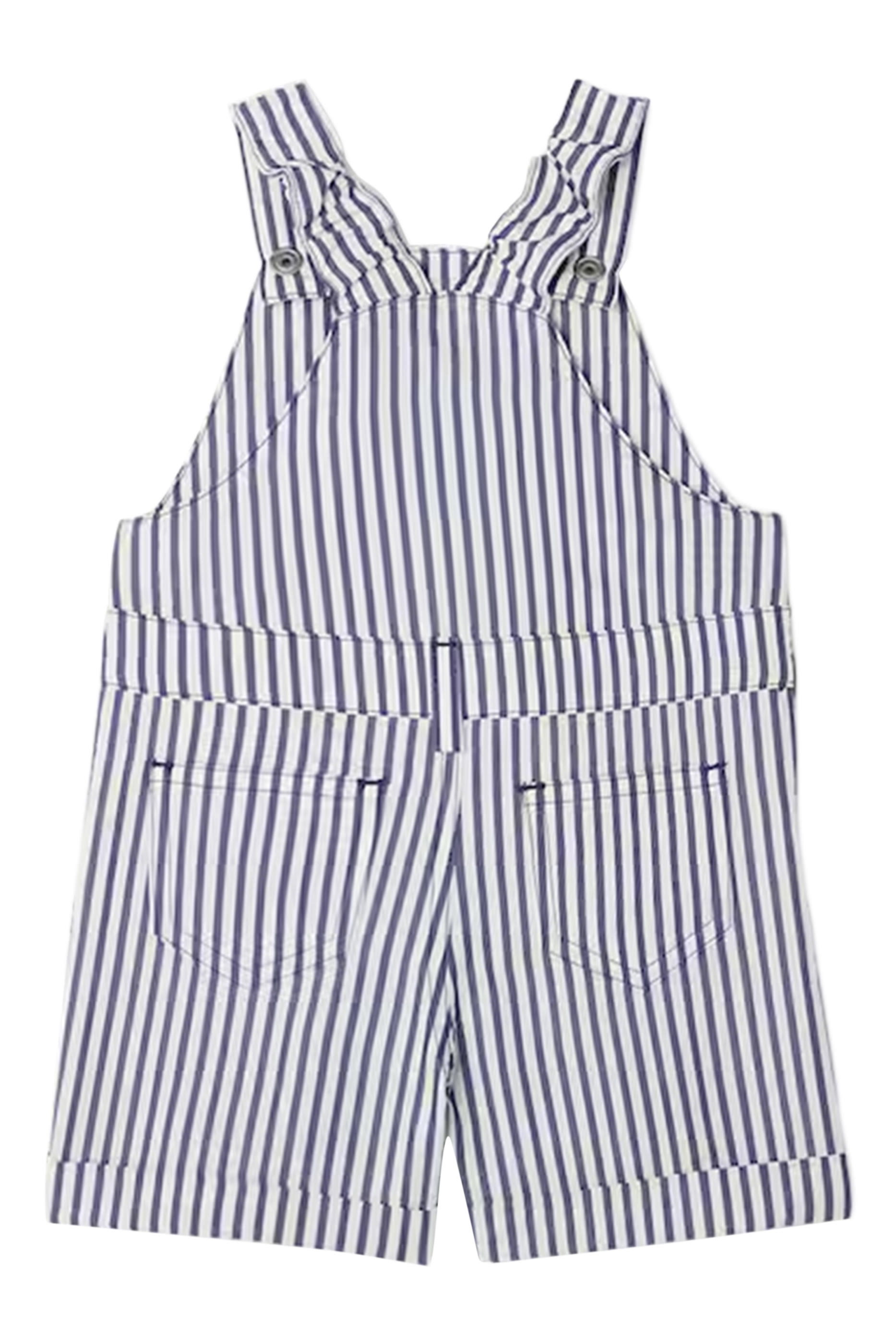 Kids Striped Overalls