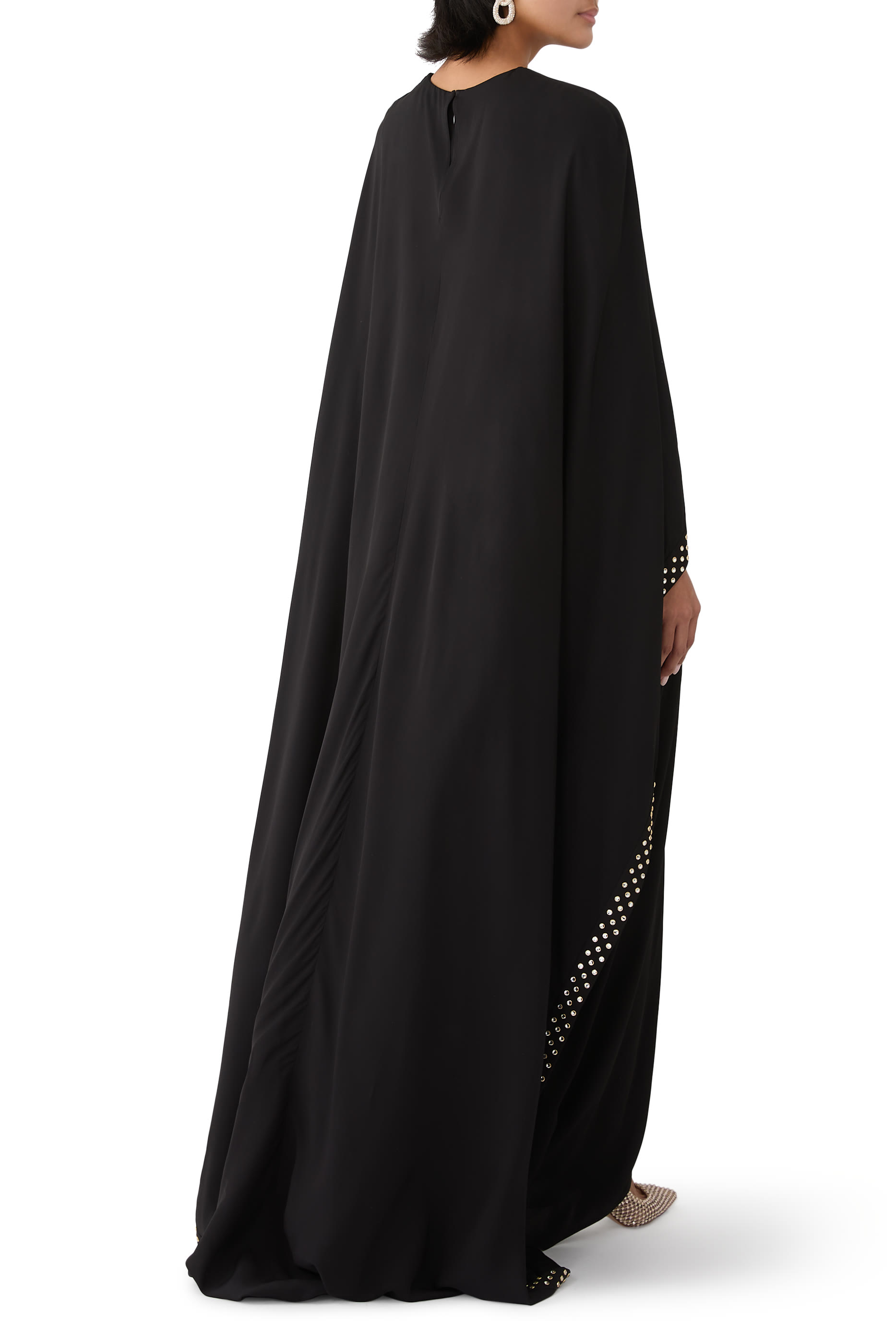 Lead-Free Crystal Cape Gown
