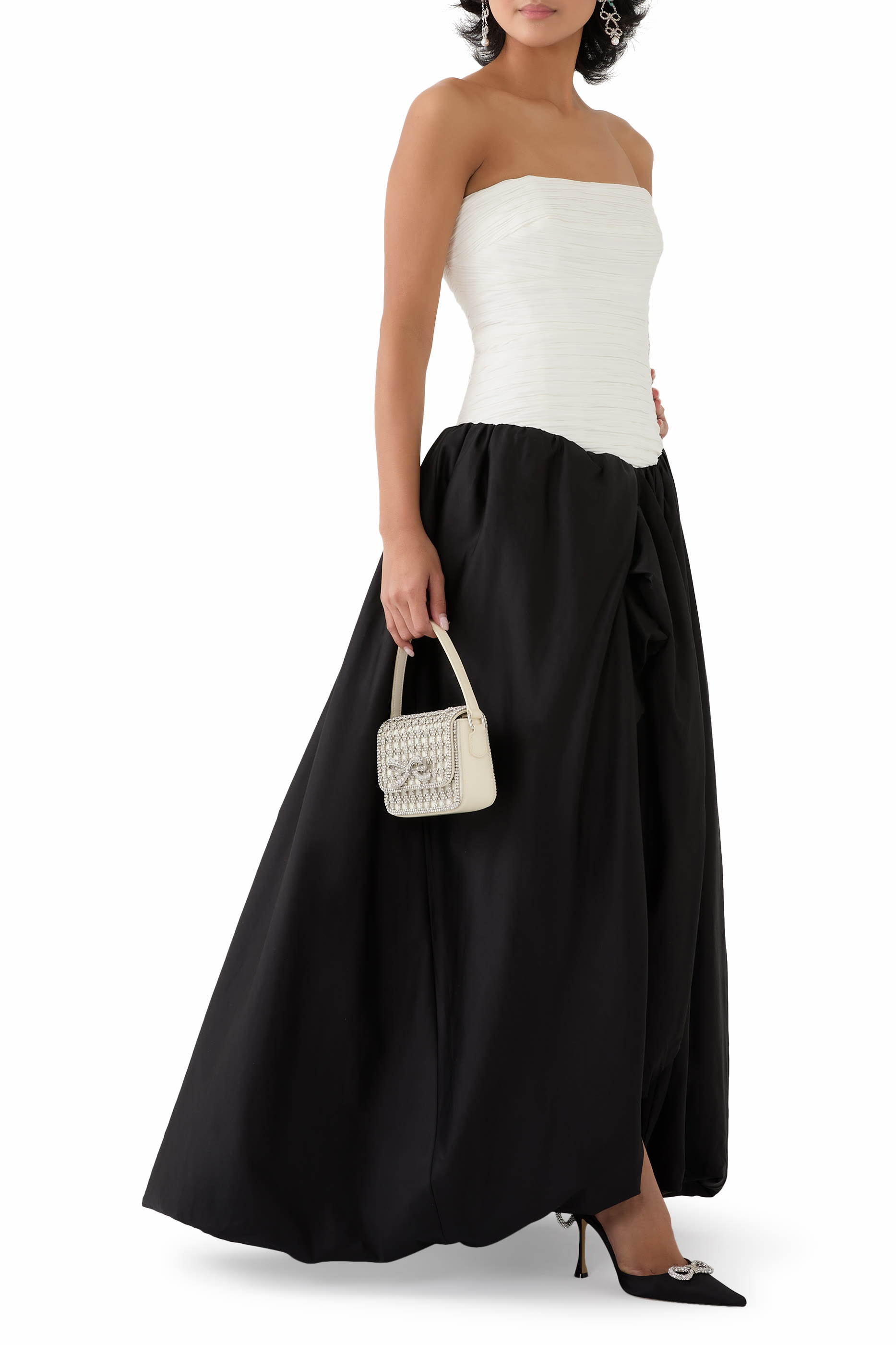 Violette Bubble Hem Maxi Dress