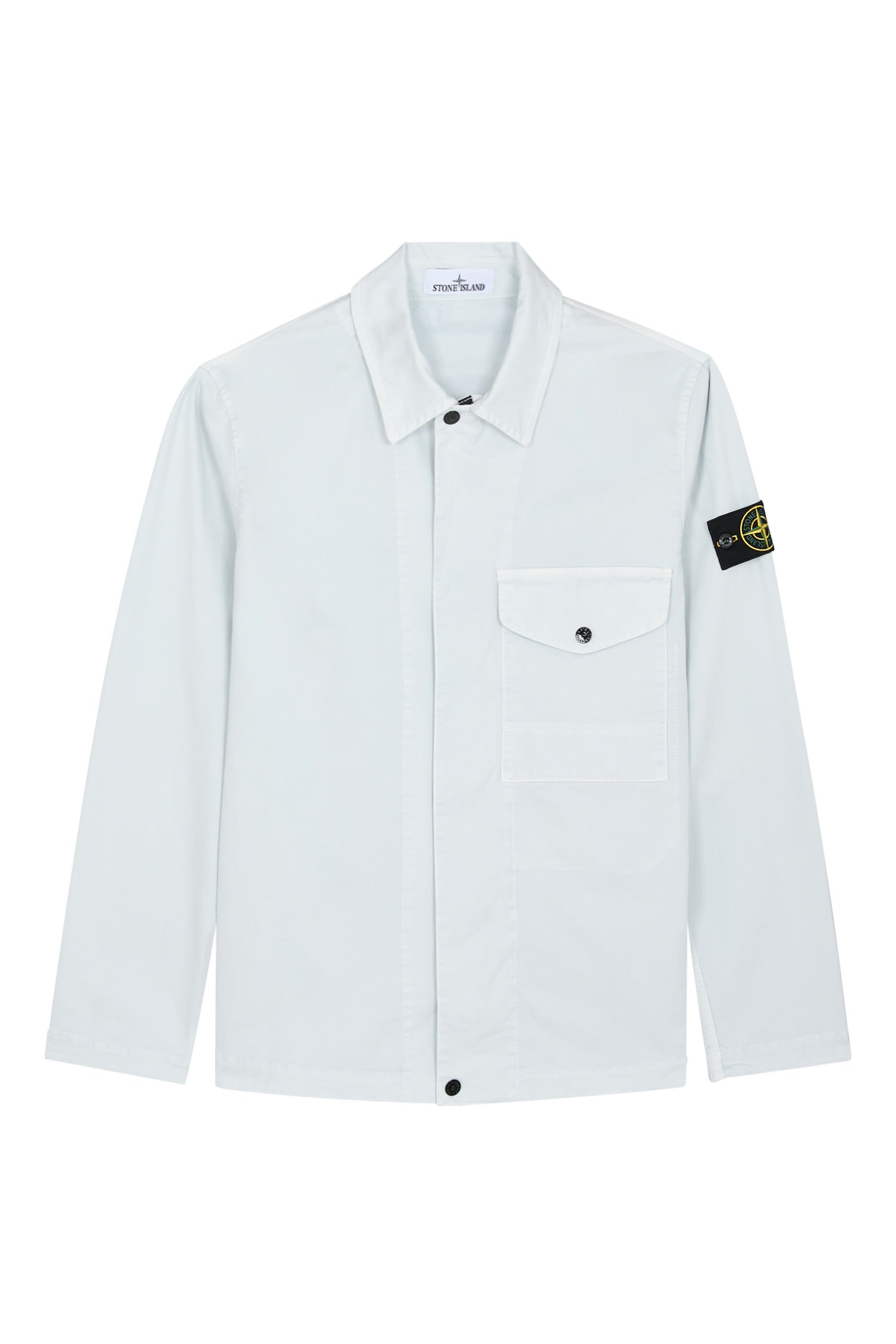 Logo Zip-Up Pocket Overshirt