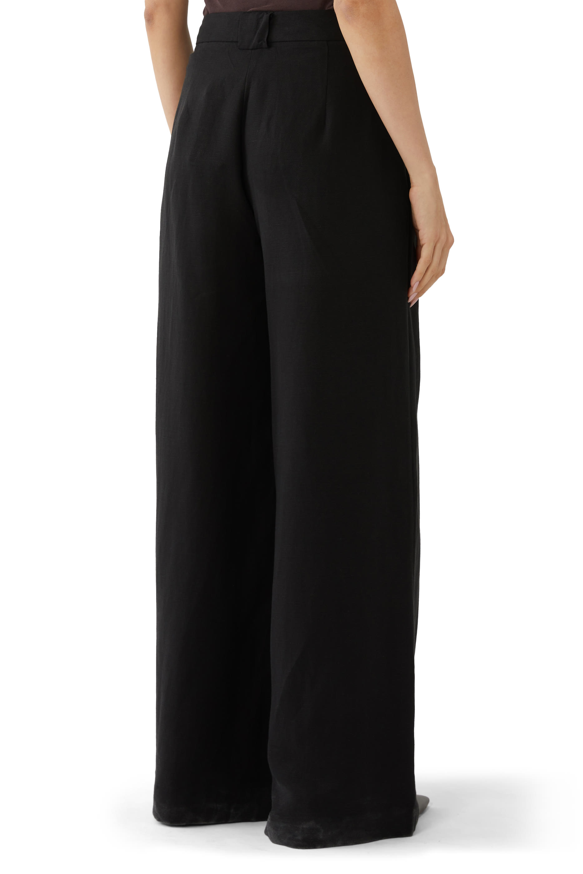 Wide Leg Pleat Pants