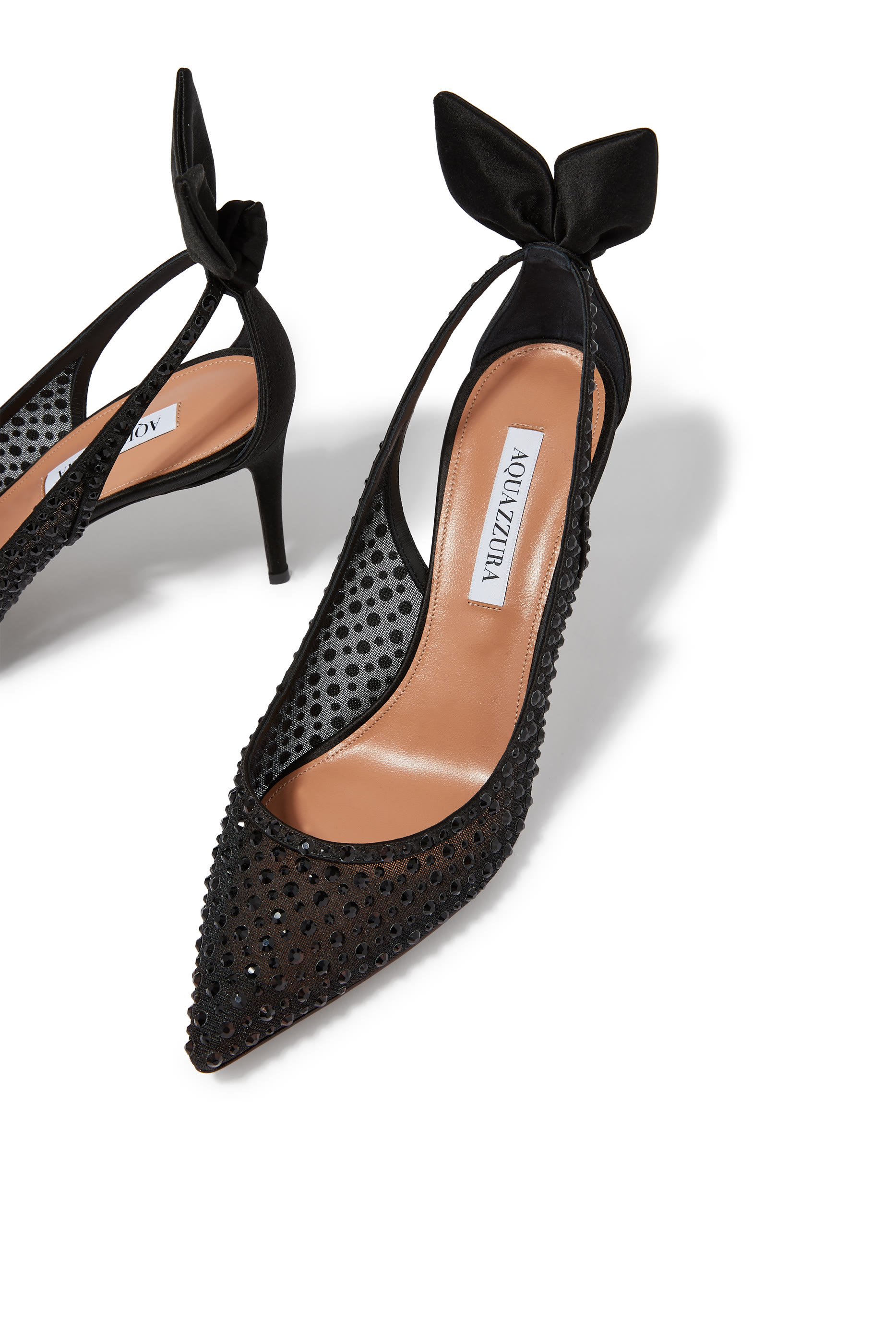 Bow Tie Crystal 85 Pumps 