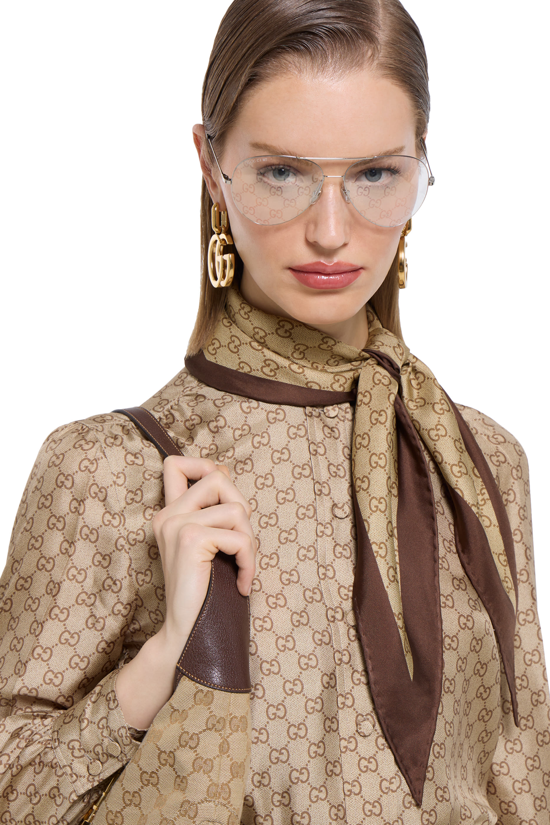  Printed Silk Twill Carr&eacute;