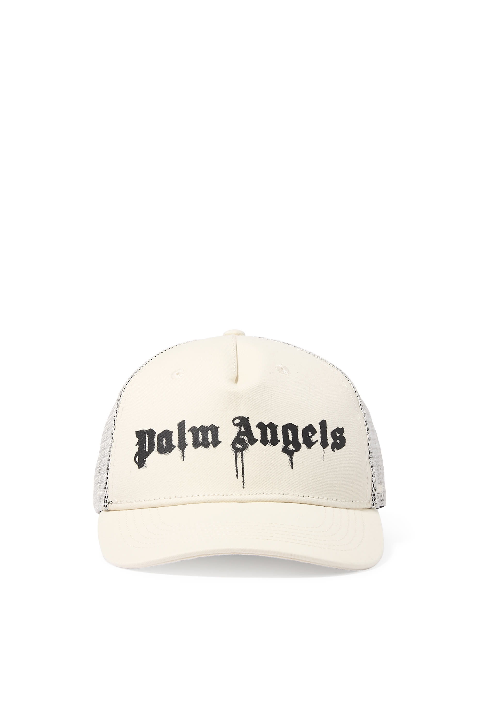 Spray Logo-Print Trucker Cap