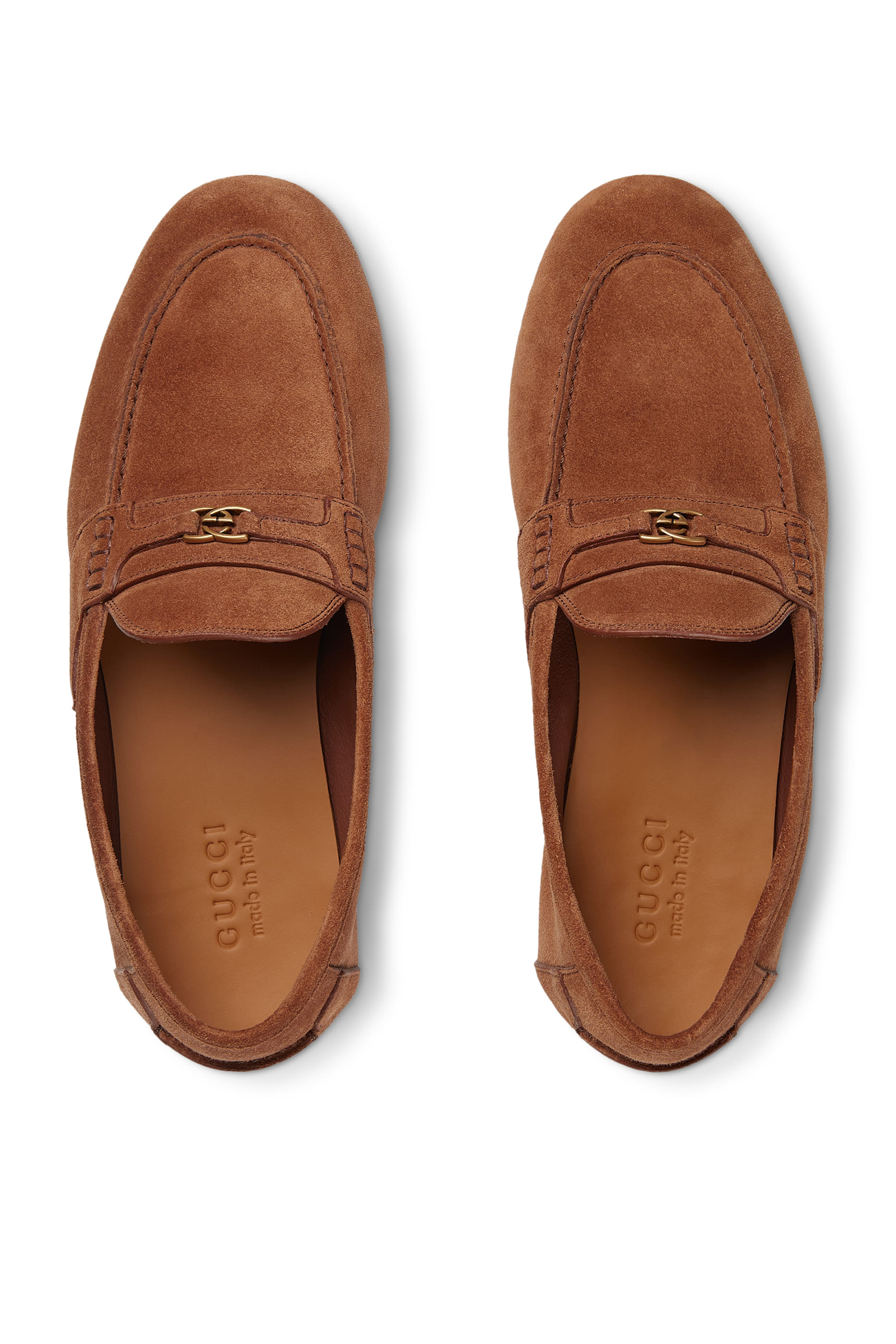 Interlocking G Leather Loafers
