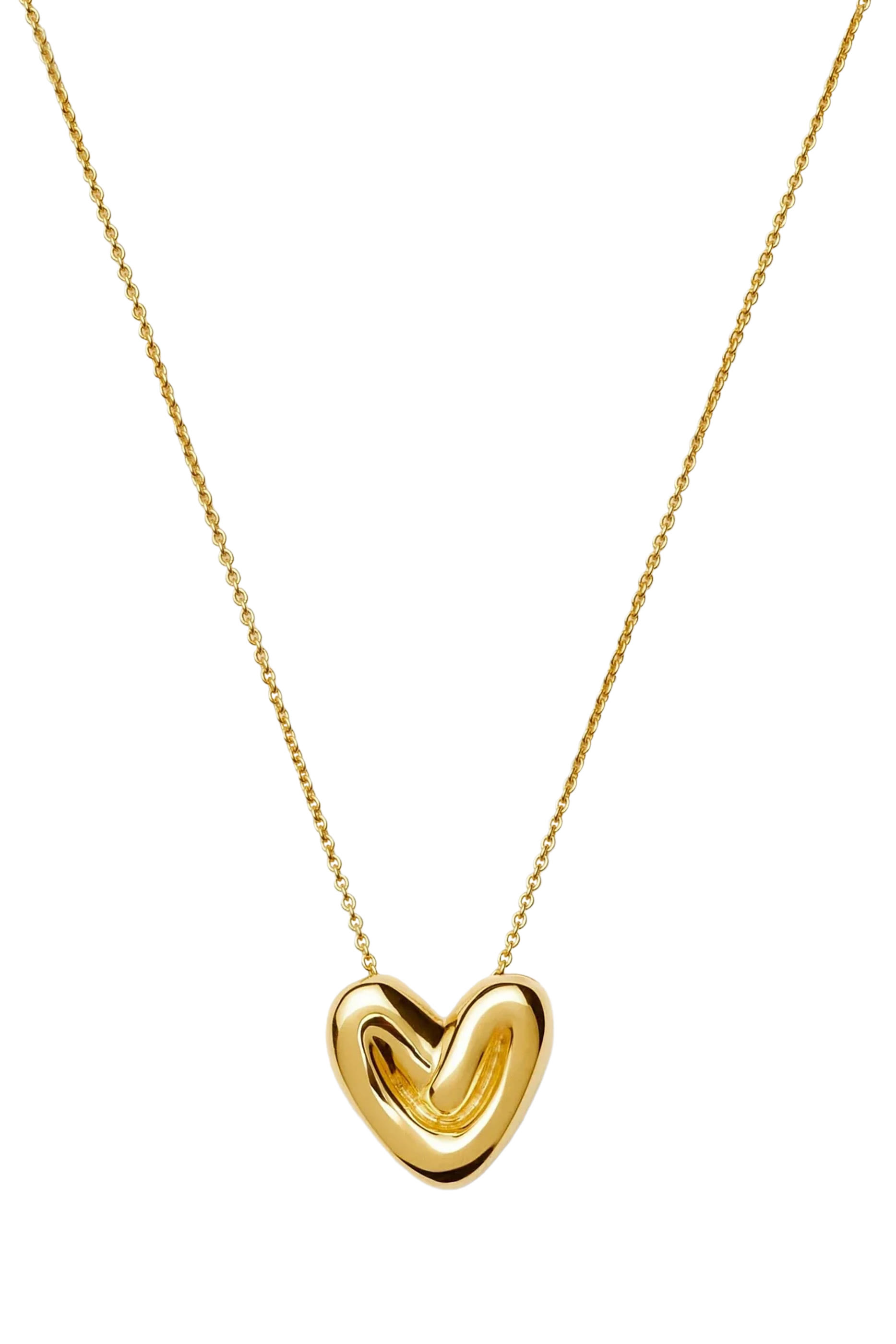 Puffy Heart Pendant Necklace