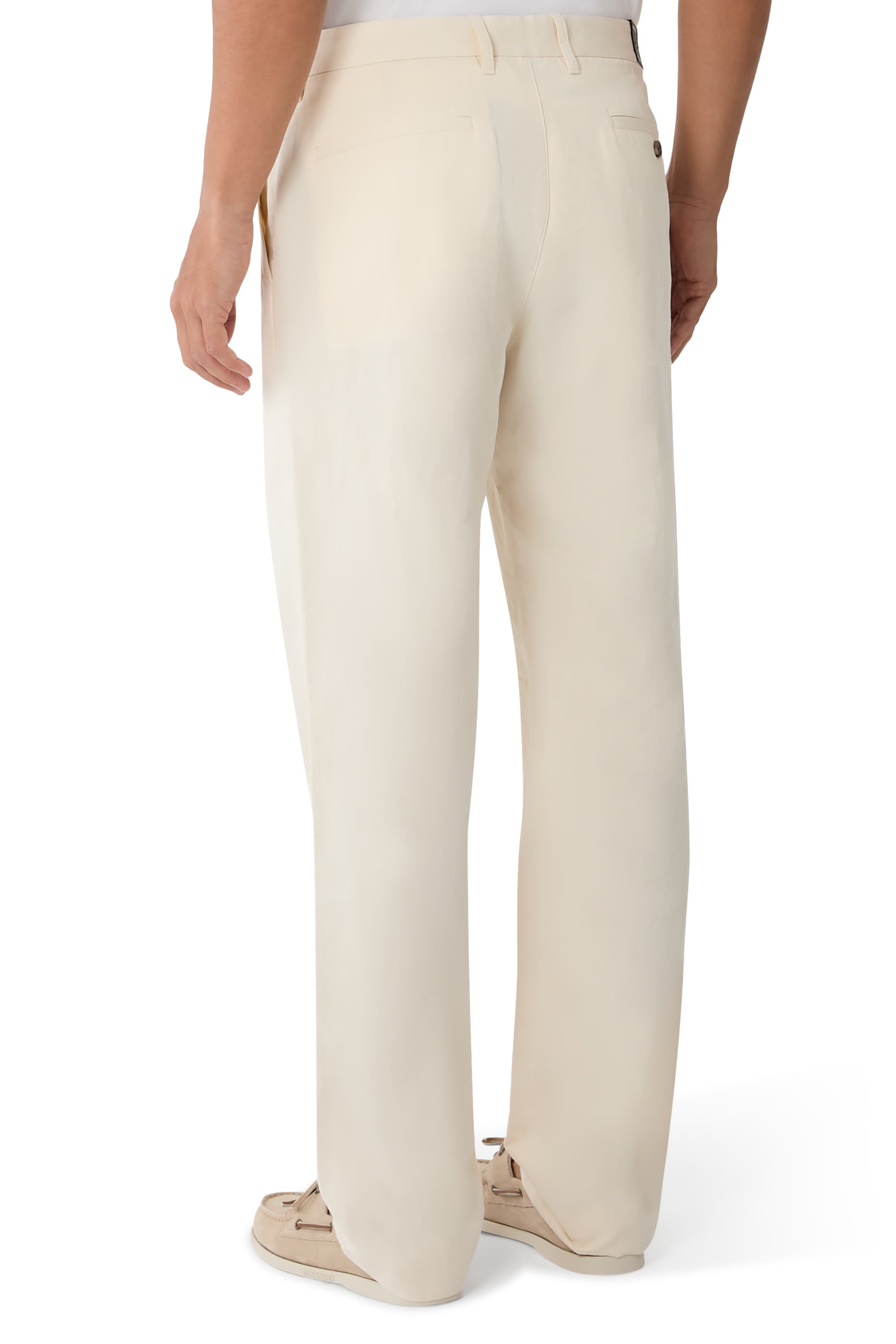 Louie Relaxed Cotton-Linen Chino Pants