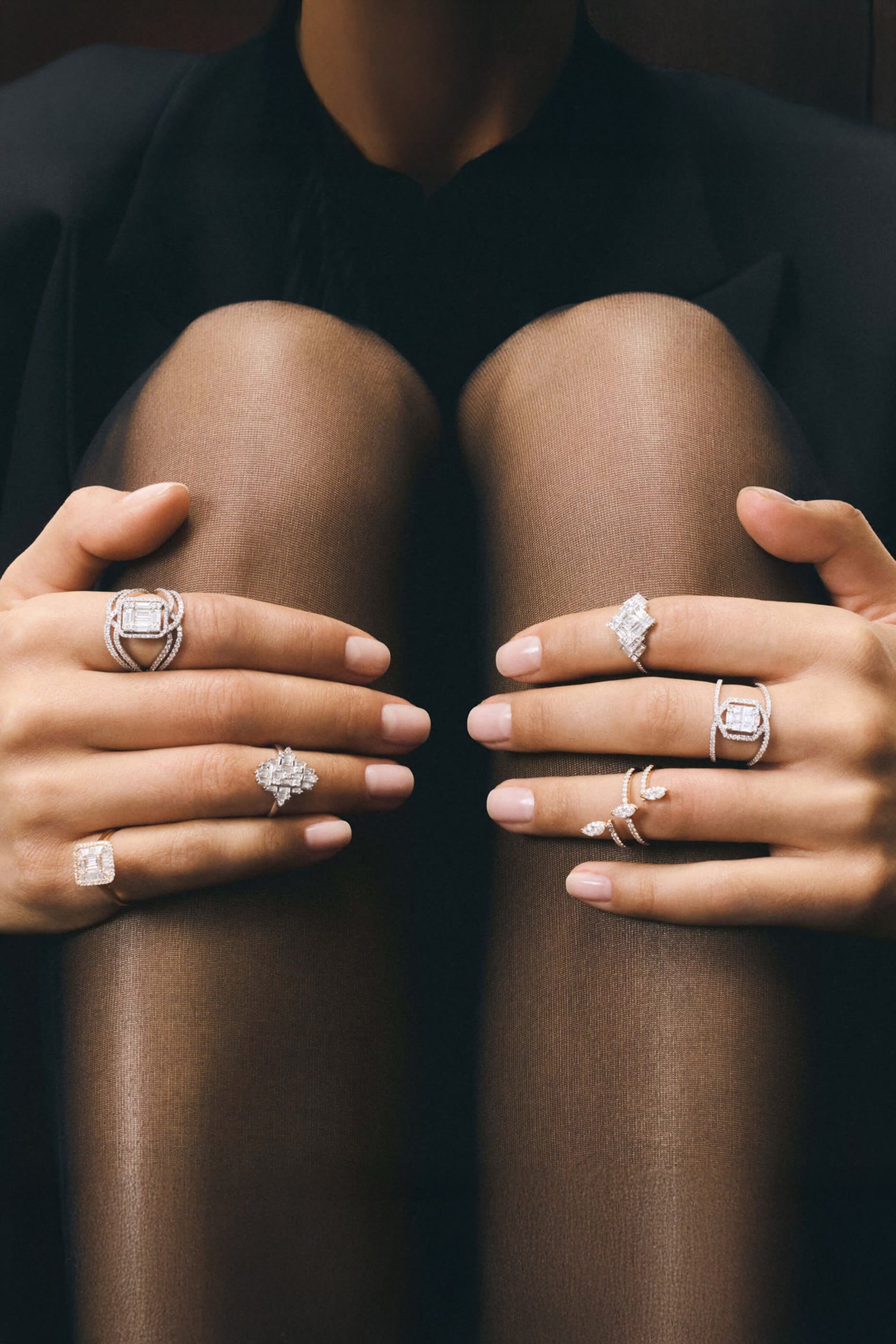 Beverly Hills Scarlett Ring, 18k Rose Gold & Diamonds