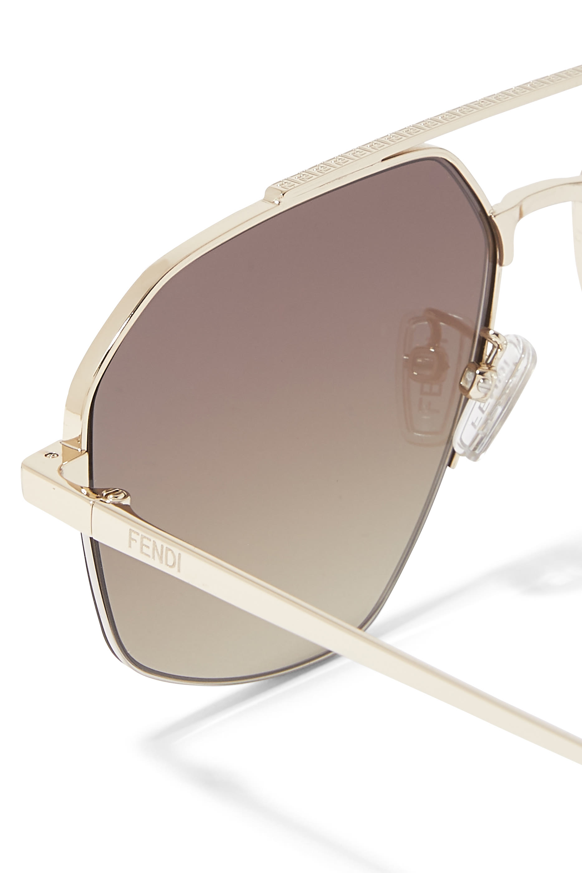 Geometric Aviator Sunglasses