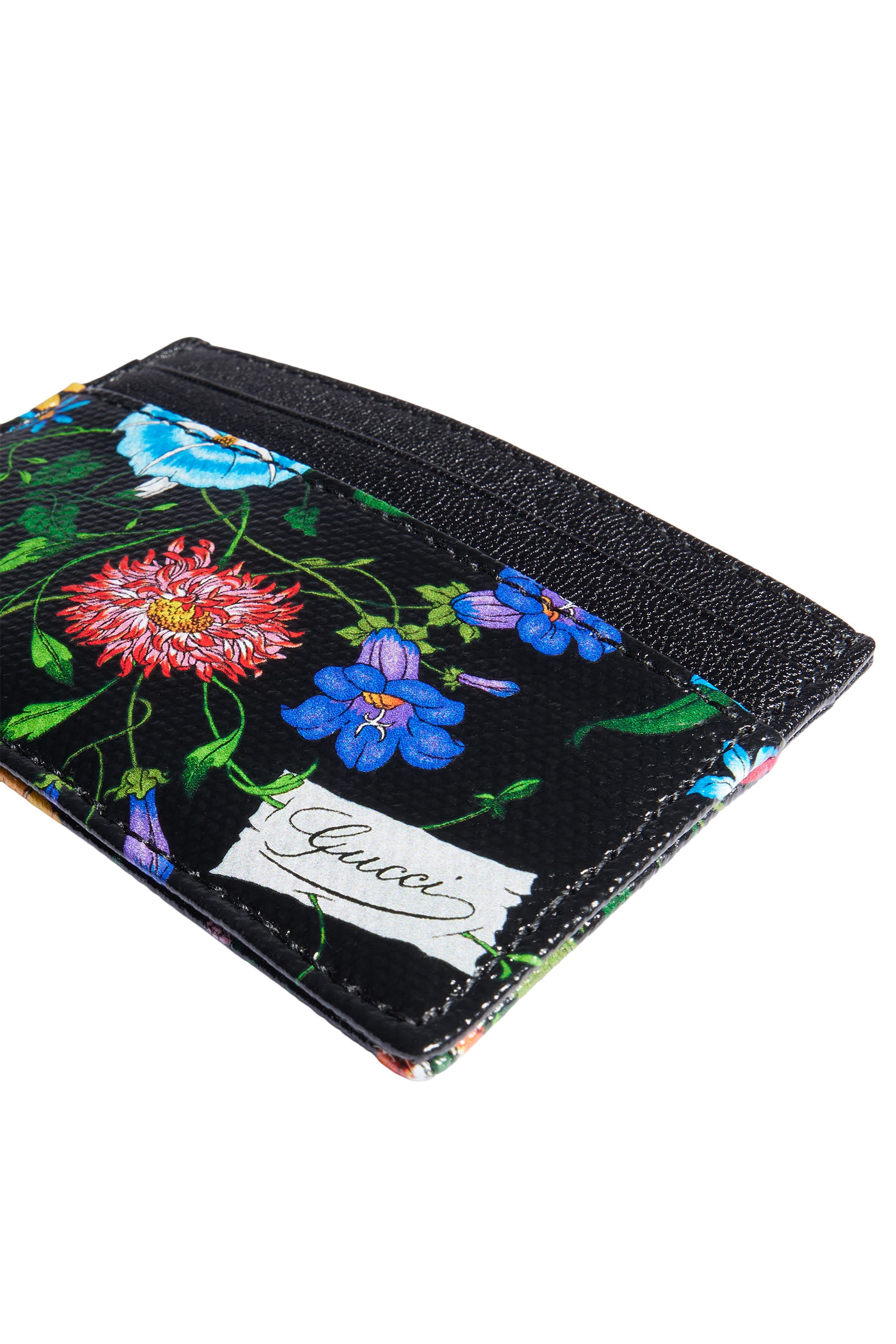 Flora-Motif Card Case