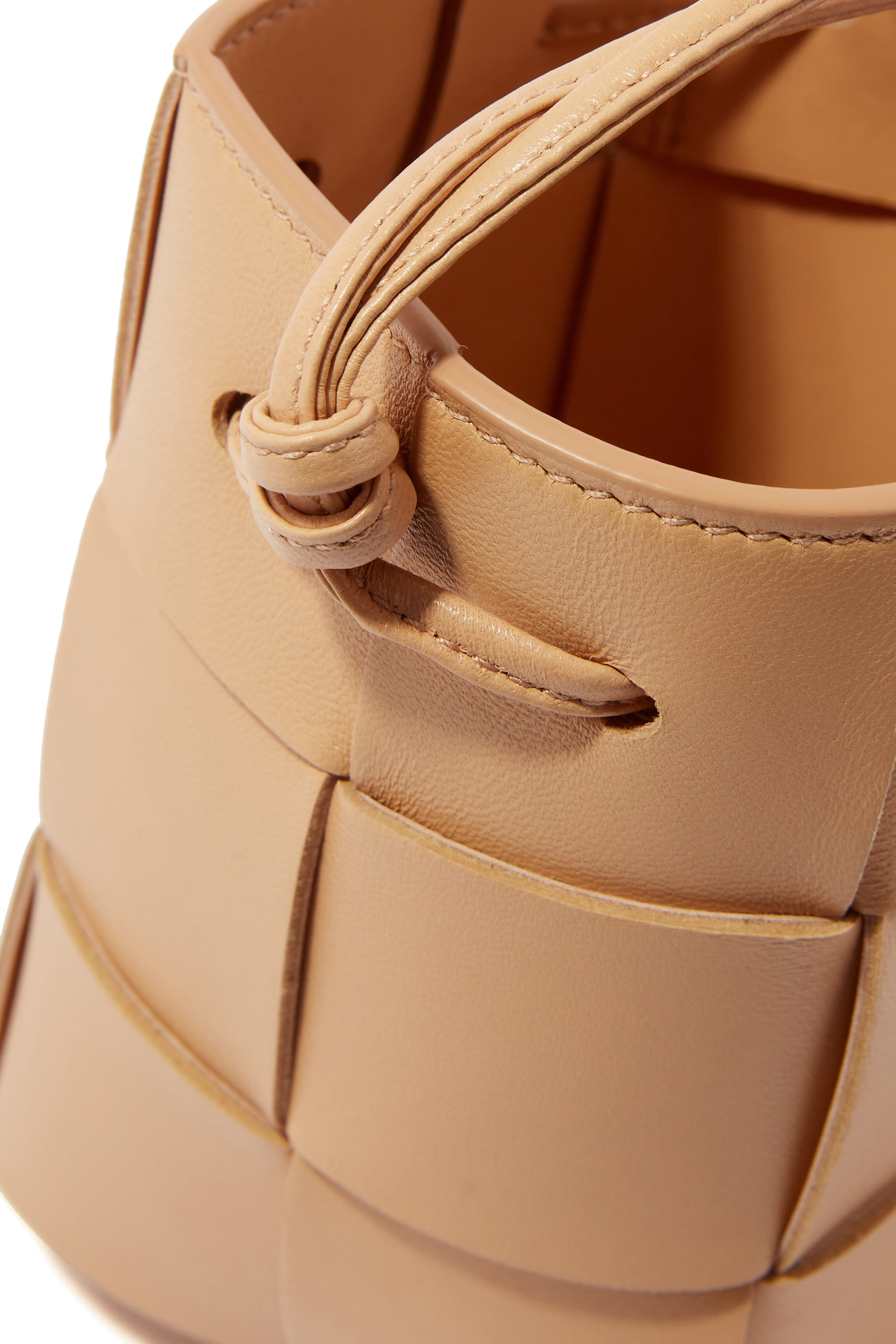 Mini Cassette Cross-Body Bucket Bag