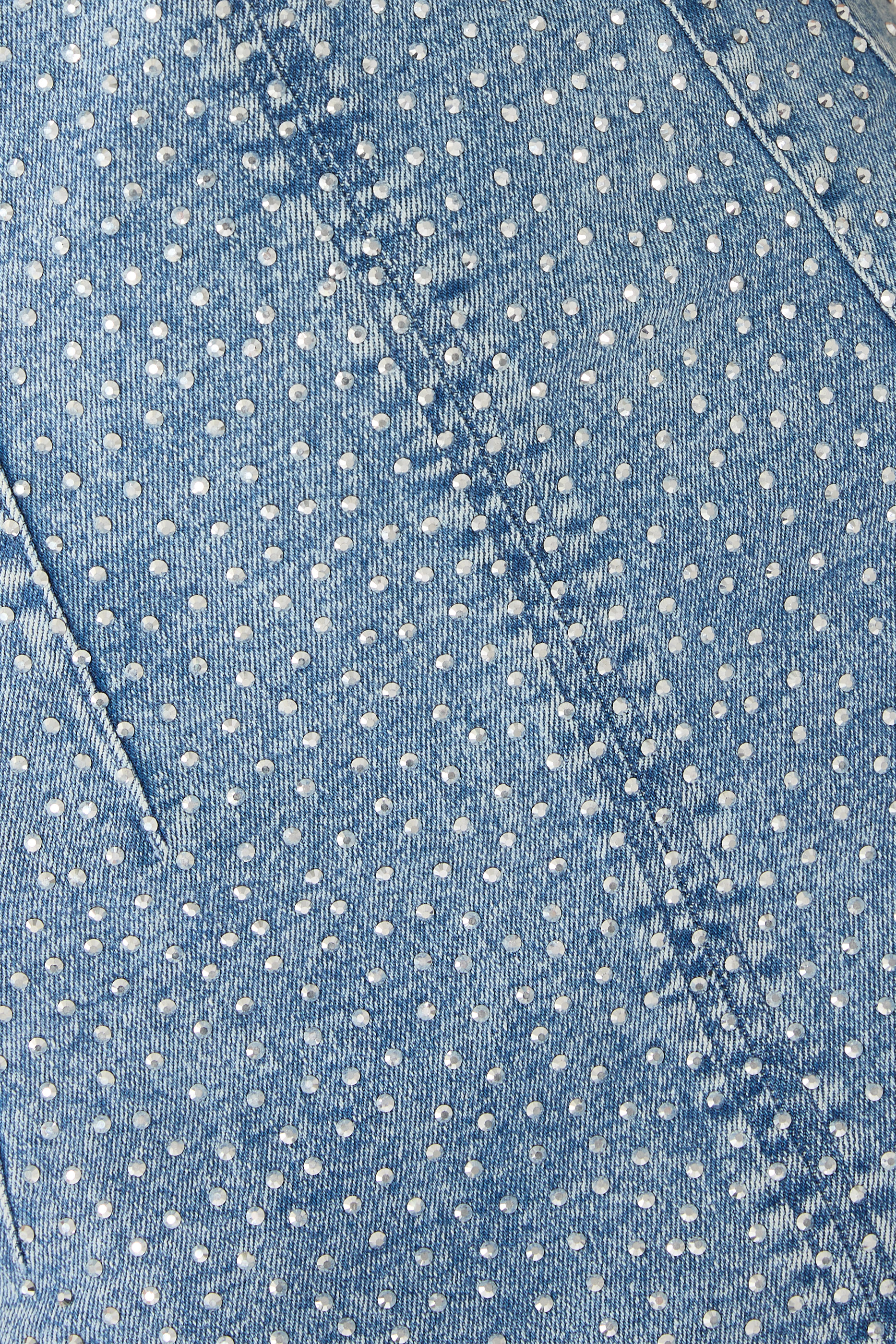 Crystal Strapless Mini Dress