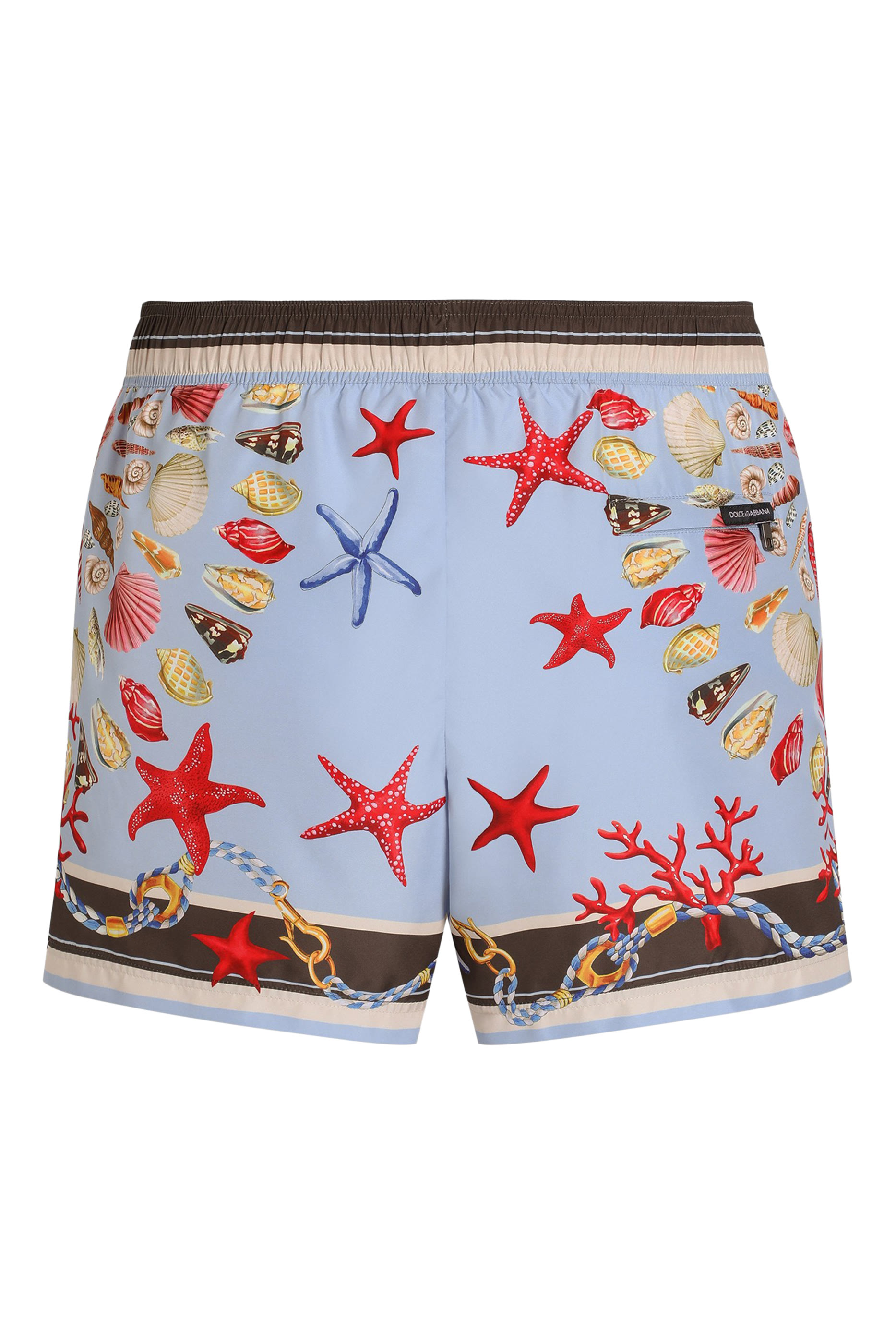 Shell Print Swim Boxer Shorts