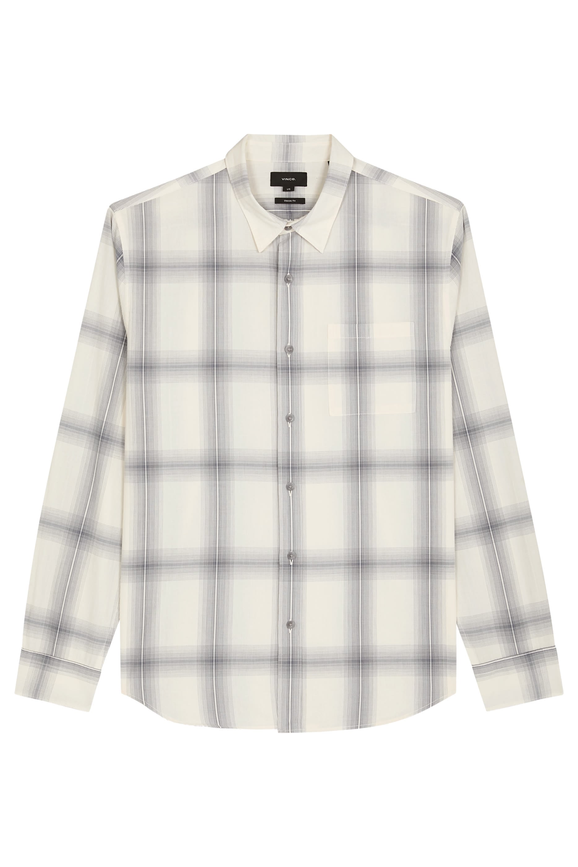 Townes Plaid Cotton Button-Front Shirt 