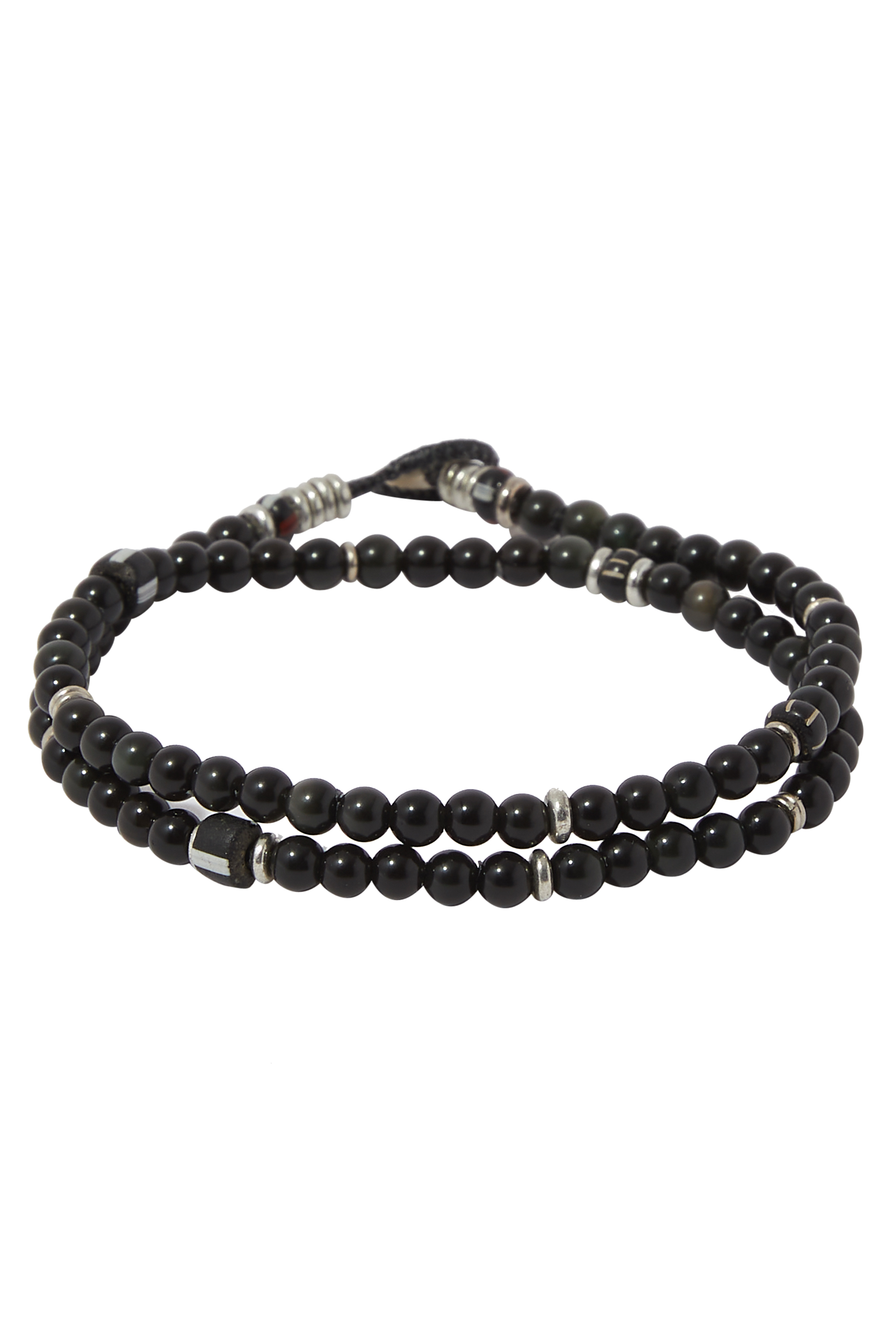 Buy Mikia Rainbow Obsidian Bracelet - Mens for AED 455.00 Fashion ...