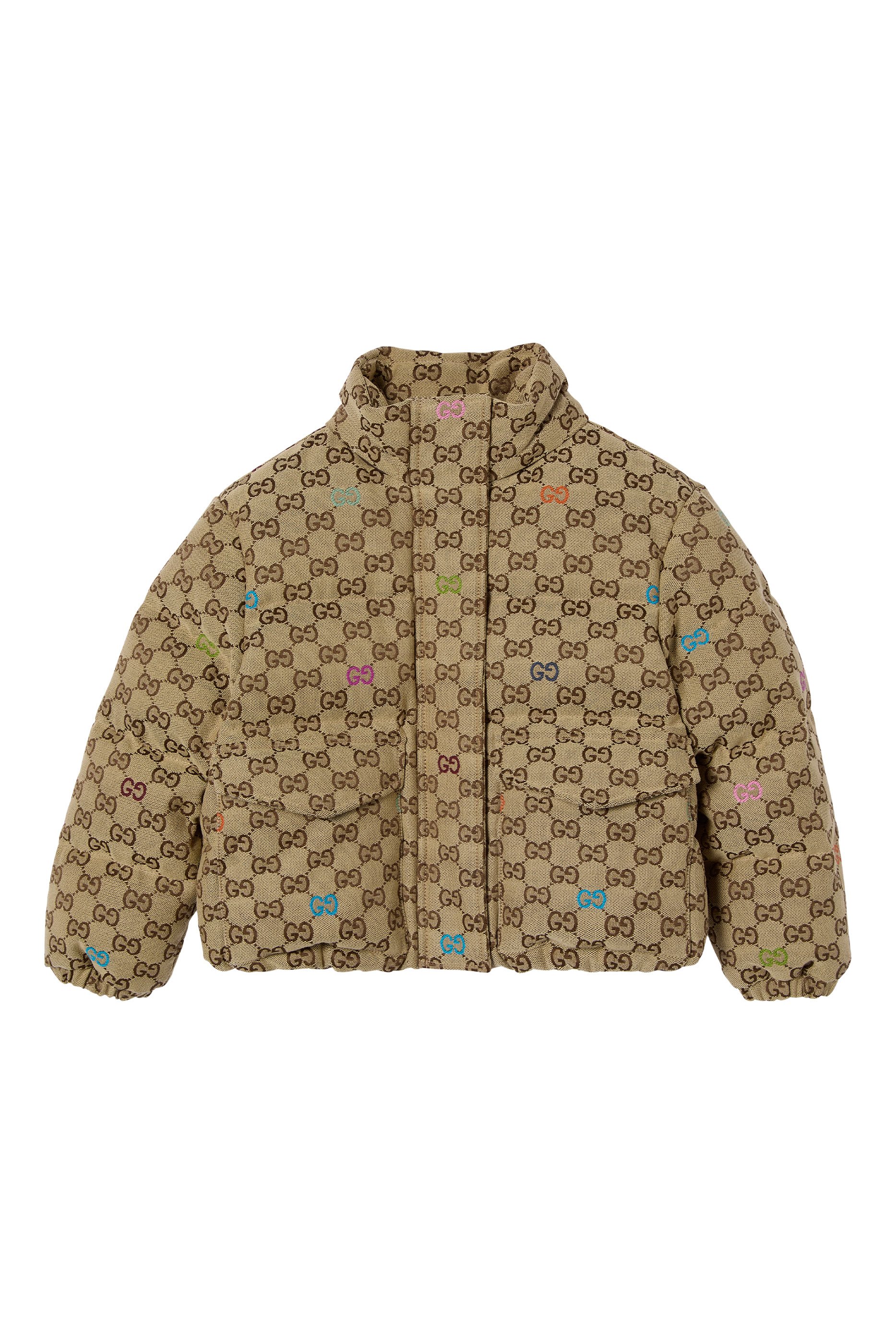 Kids Padded GG Canvas Jacket