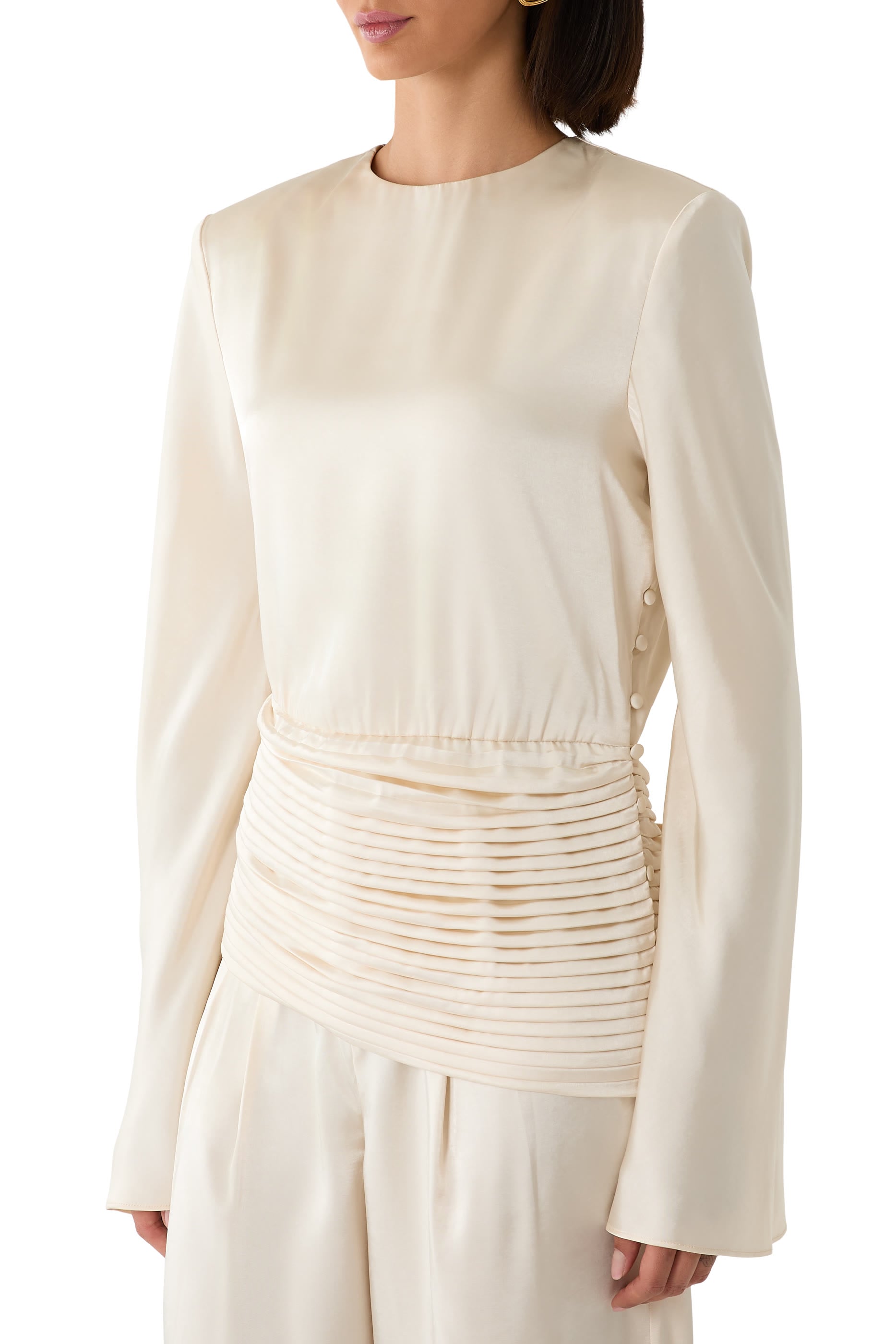 Draped Waist Top