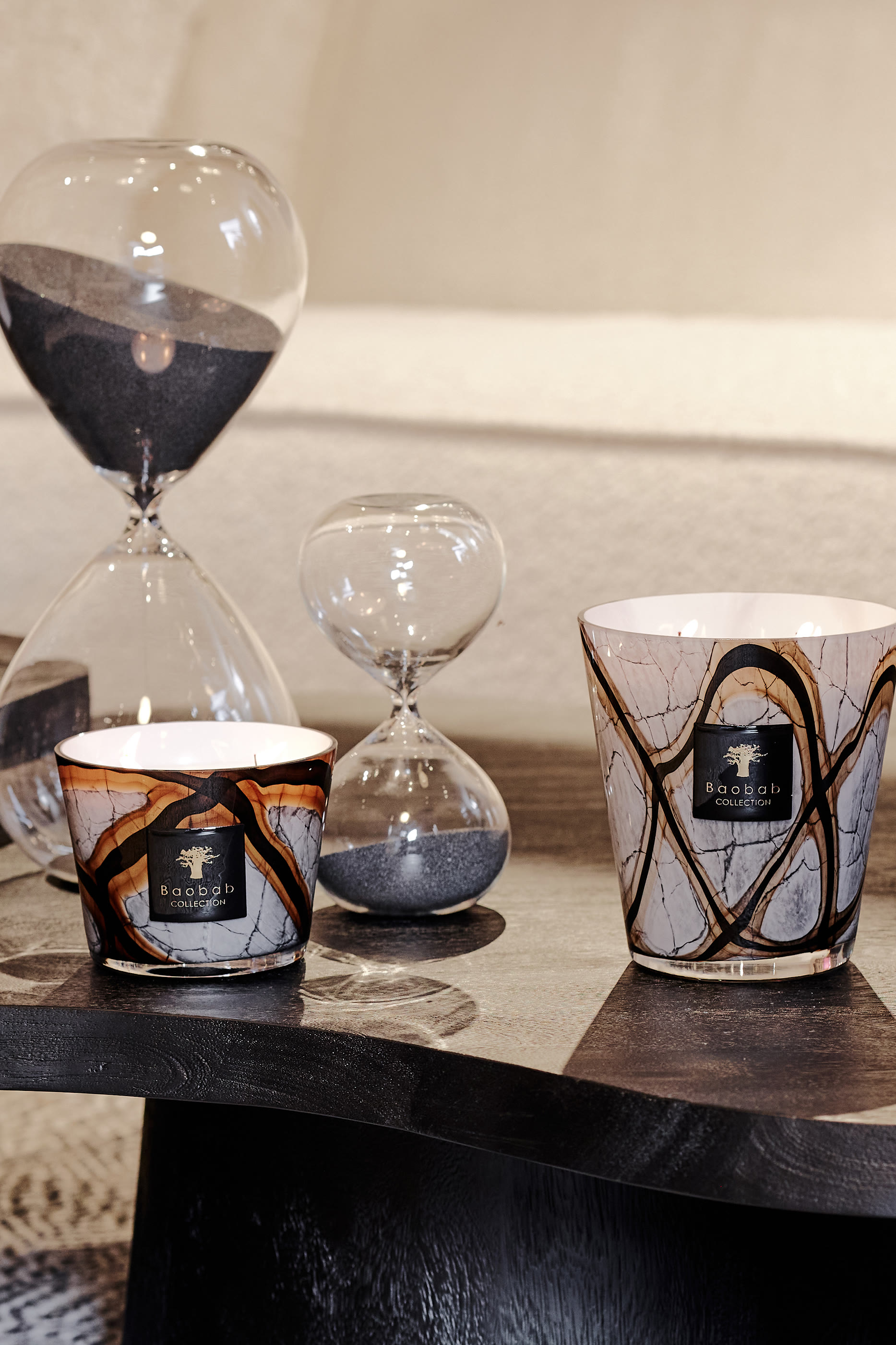 Max 10 Stones Marble Candle