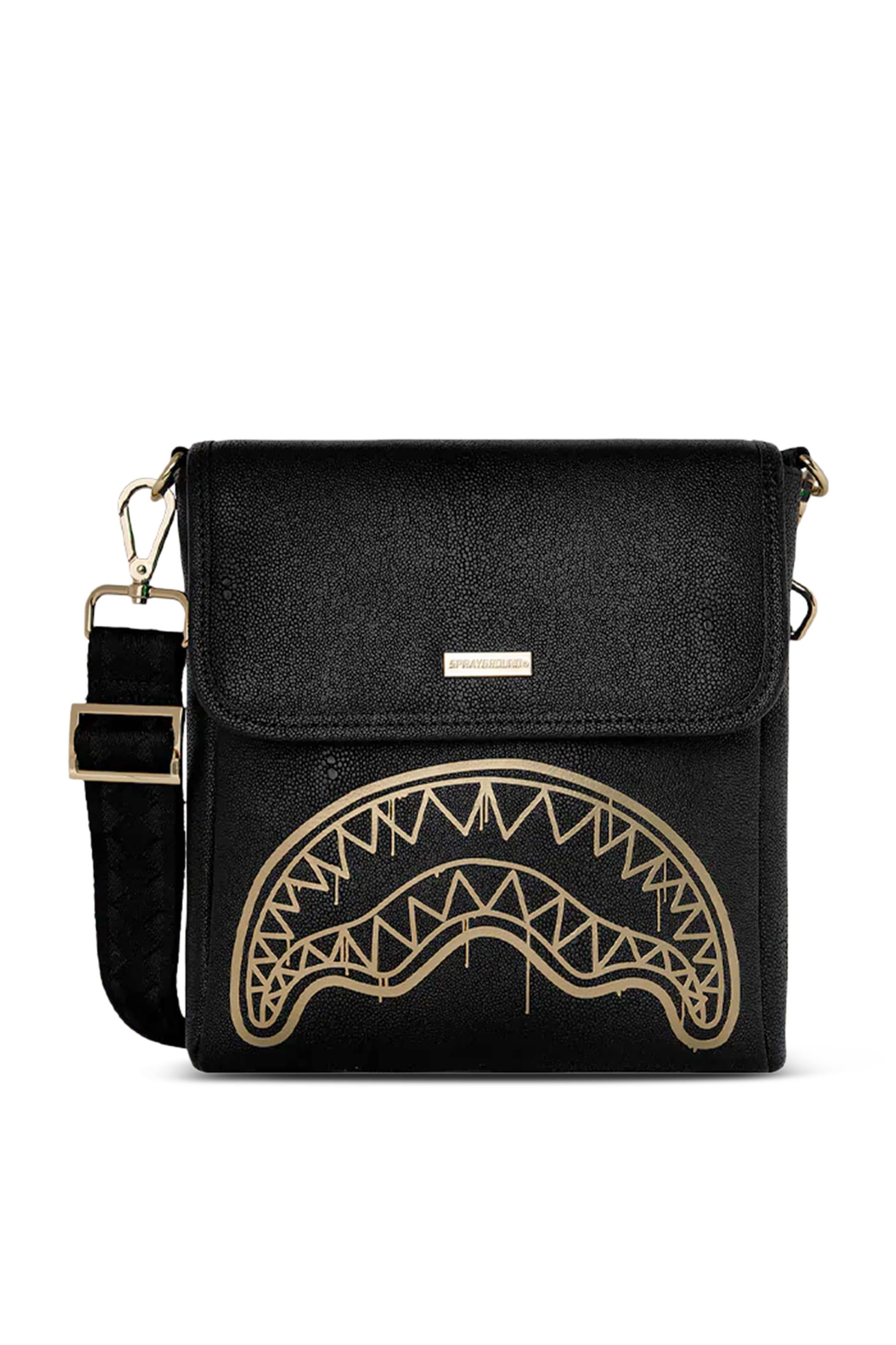 Kids  That Gold Drap Messenger Sling Bag
